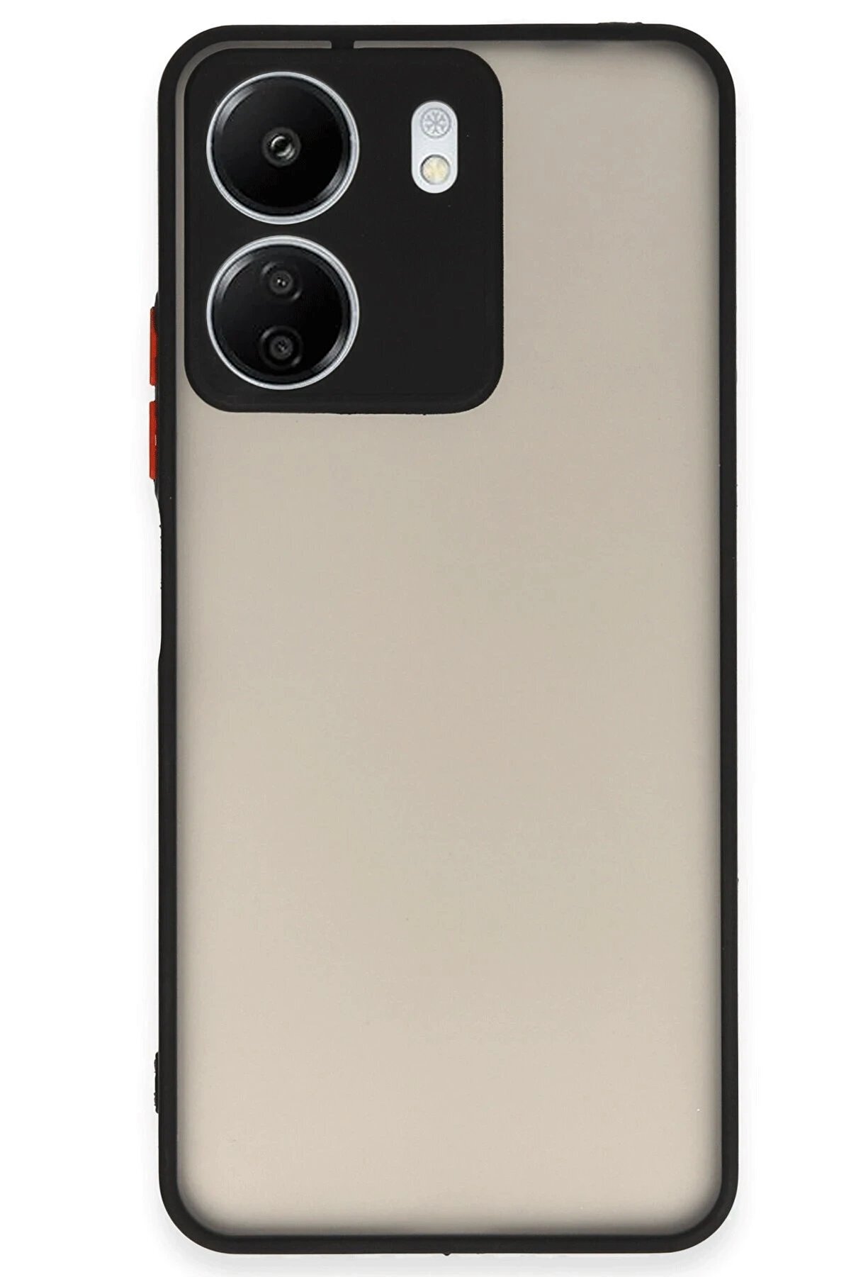 CepteToptan Xiaomi Redmi 13C Kılıf Montreal Silikon Kapak - Siyah - DROPX2894-1998