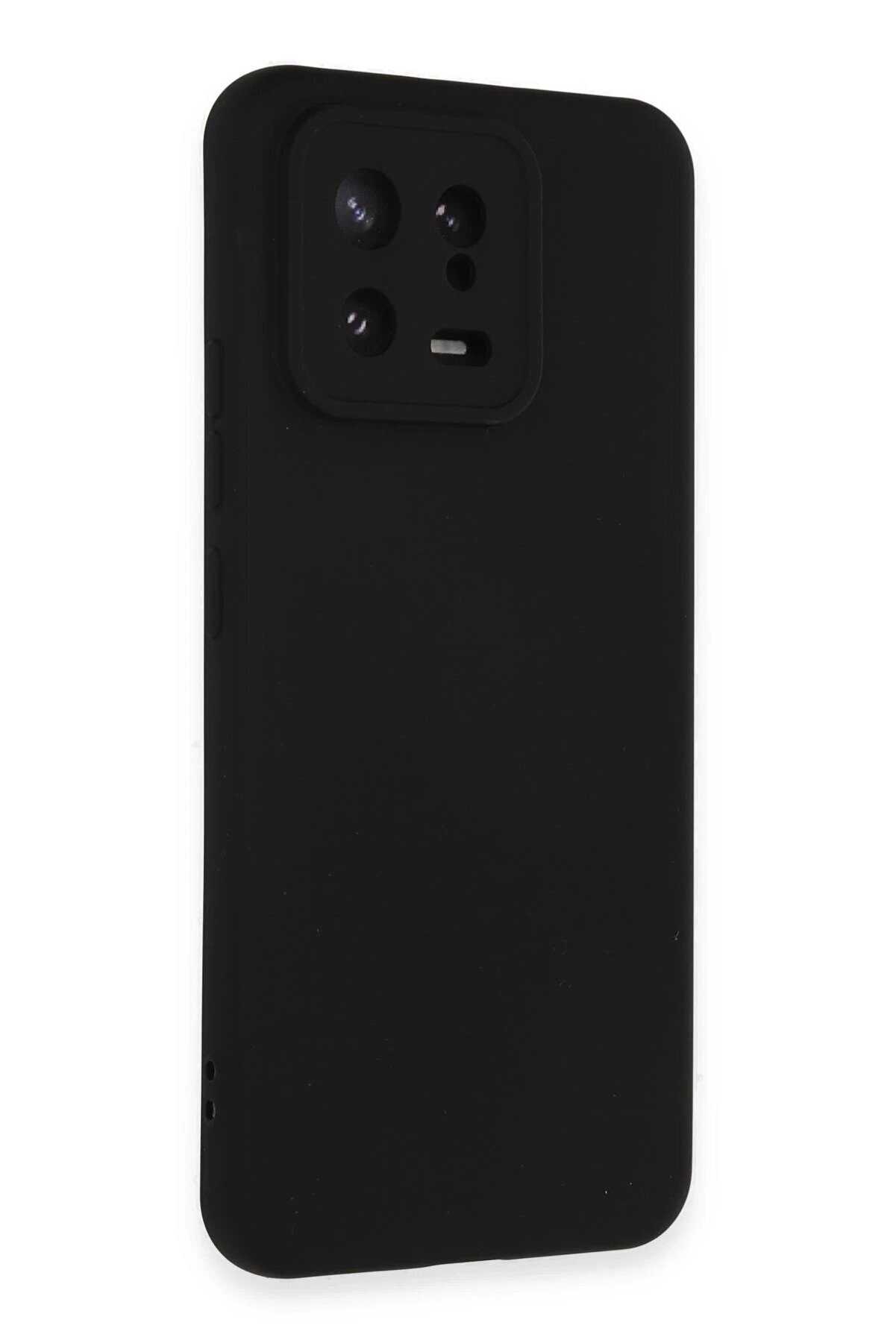 Xi̇aomi̇ Mi̇ 13 Kılıf Nano İçi̇ Kadi̇fe Si̇li̇kon - Si̇yah - Dropx3172-6323