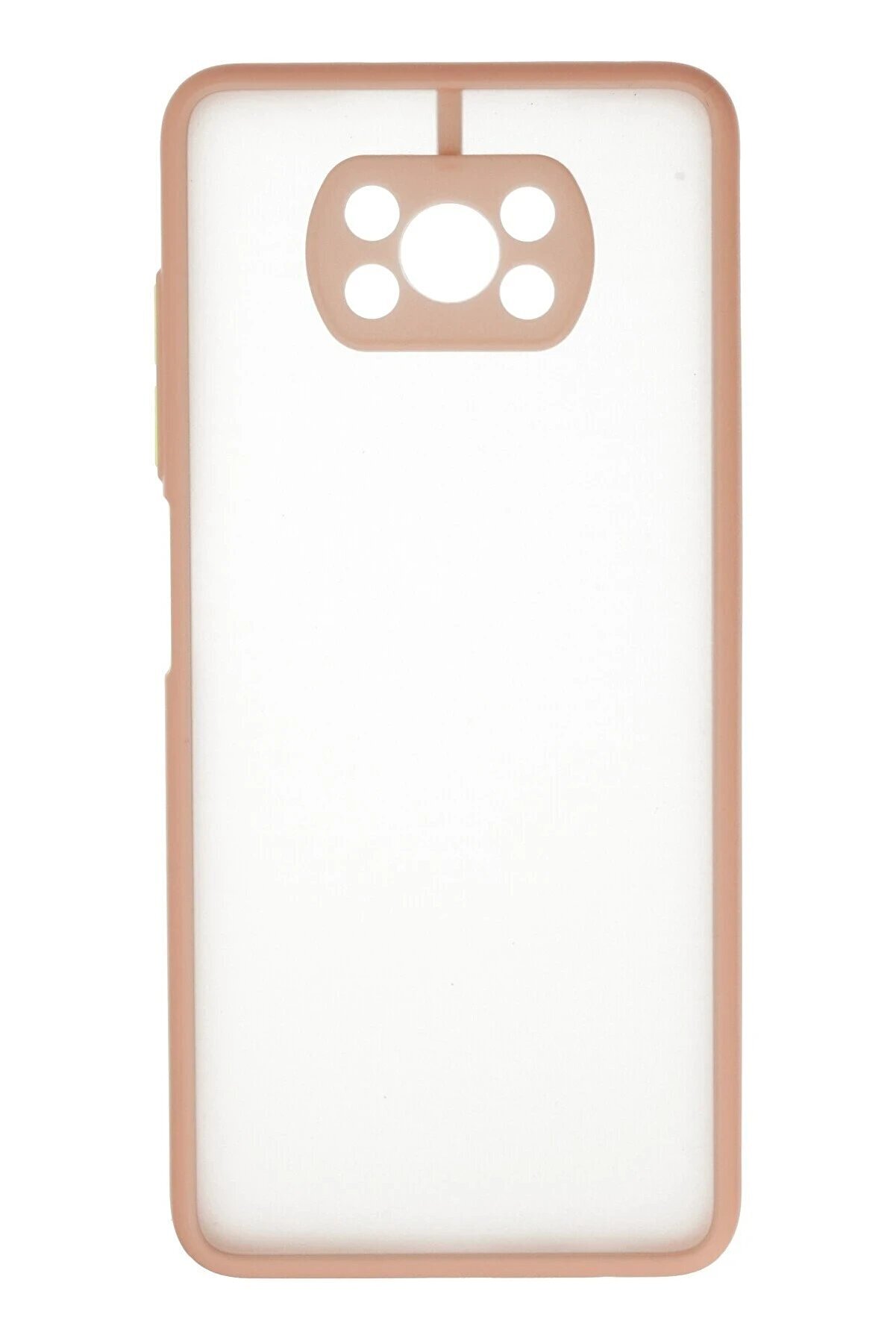 CepteToptan Xiaomi Pocophone X3 Kılıf Montreal Silikon Kapak - Pembe - DROPX9854-2763