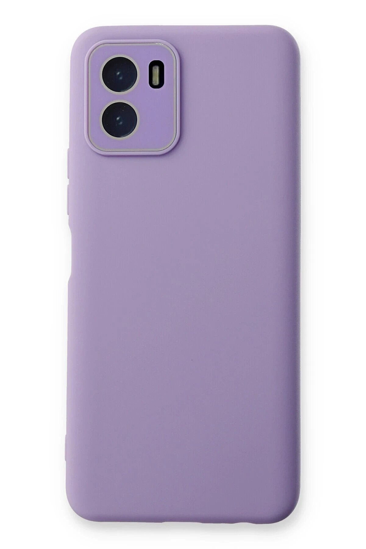 CepteToptan Vivo Y15S Kılıf Lansman Glass Kapak - Lila - DROPX2709-8401