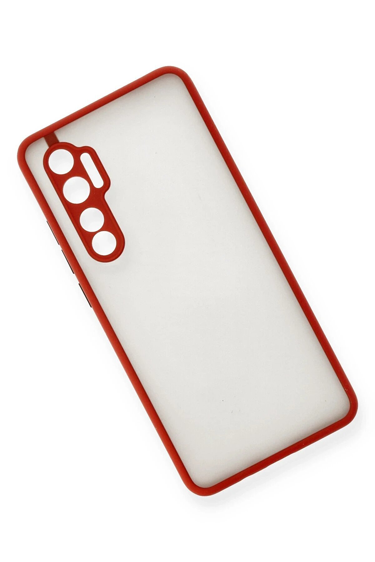 Xi̇aomi̇ Mi̇ Note 10 Li̇te Kılıf Montreal Si̇li̇kon Kapak - Kırmızı - Dropx3822-3380
