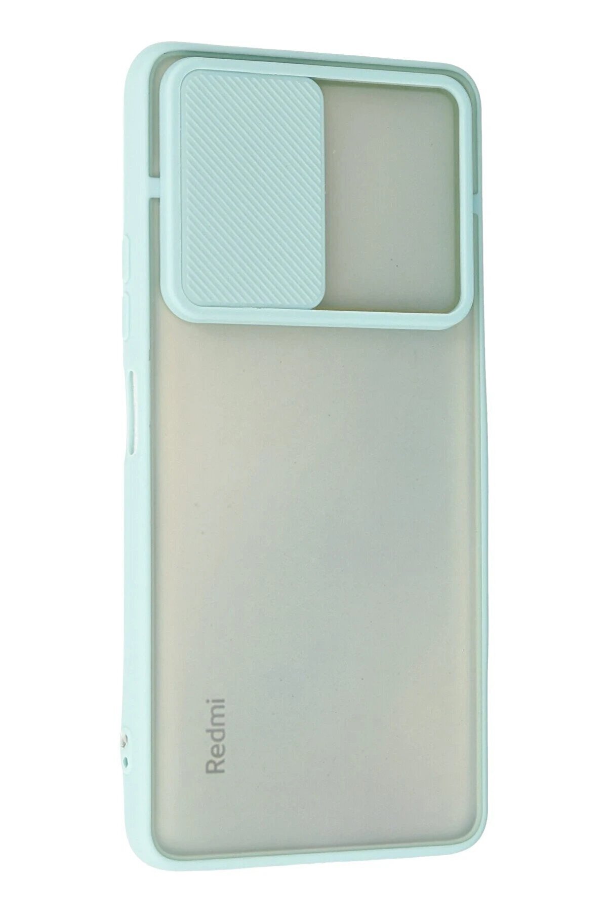 Xi̇aomi̇ Redmi̇ Note 10 Pro Kılıf Palm Buzlu Kamera S&uuml;rg&uuml;l&uuml; Si̇li̇kon - Turkuaz - Dropx9152-9255