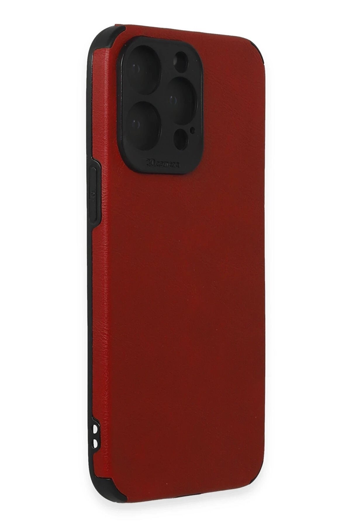 İphone 15 Pro Kılıf Loop Deri̇ Si̇li̇kon - Kırmızı - Dropx9644-1068