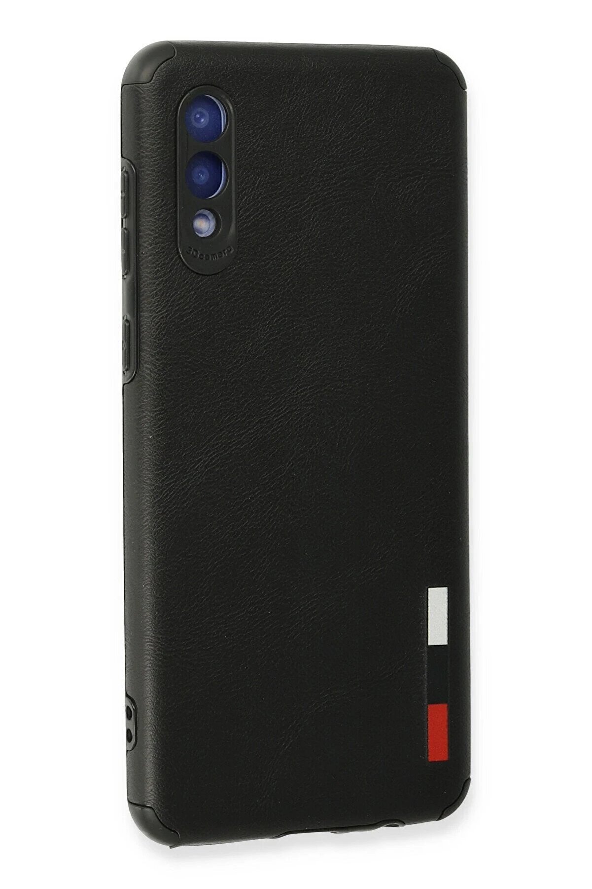 Samsung Galaxy A02 Kılıf Loop Deri̇ Si̇li̇kon - Si̇yah - Dropx1849-6804