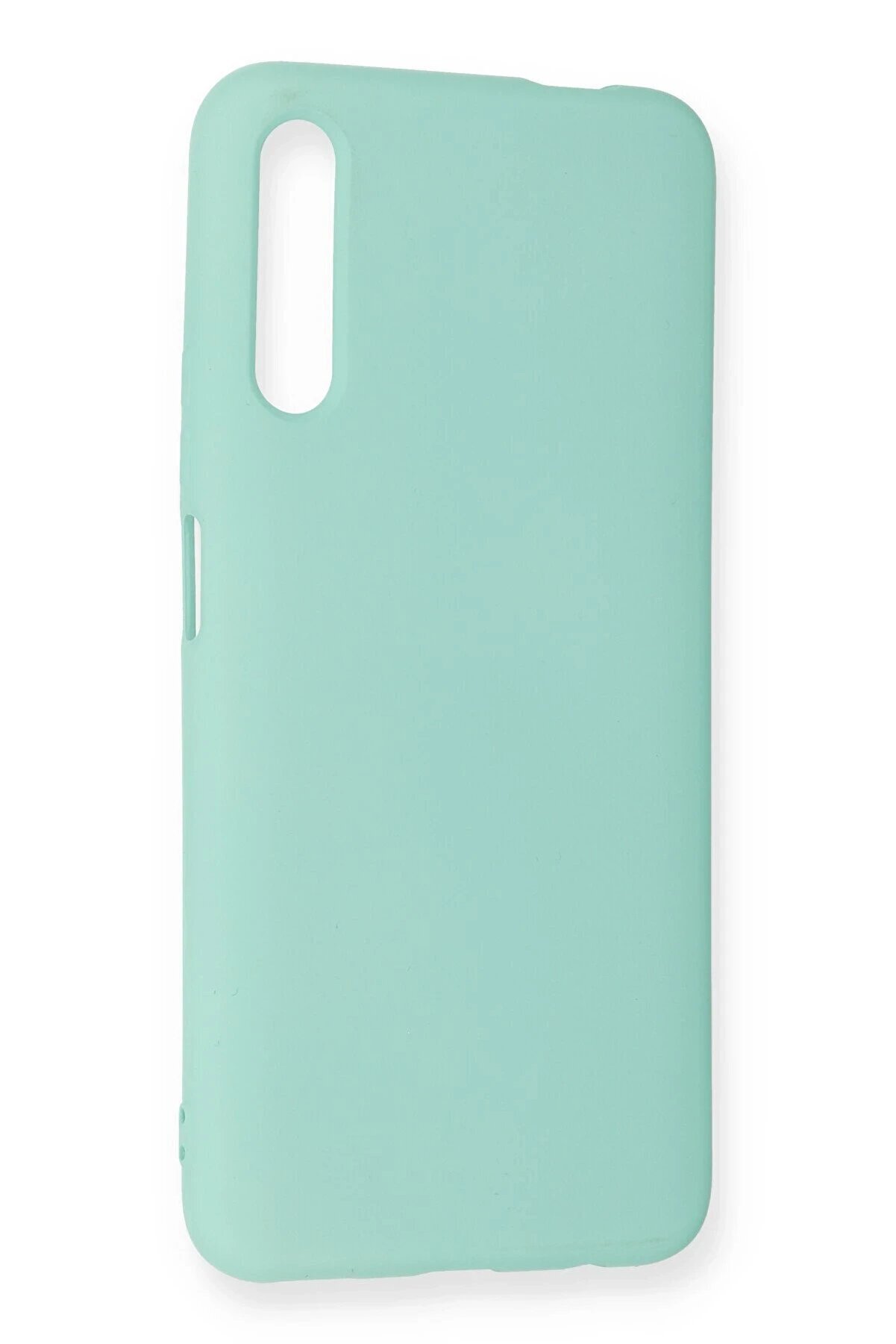 Huawei̇ P Smart Pro / Y9S Kılıf Nano İçi̇ Kadi̇fe Si̇li̇kon - Turkuaz - Dropx5851-4264