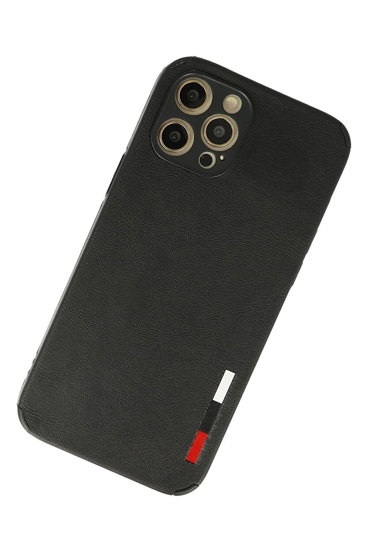 İphone 12 Pro Kılıf Loop Deri̇ Si̇li̇kon - Si̇yah - Dropx8578-3347