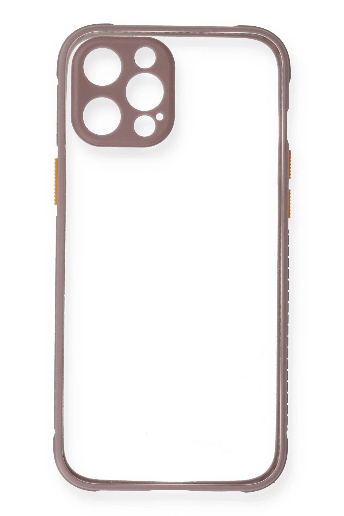 İphone 12 Pro Max Kılıf Mi̇ami̇ Şeffaf Si̇li̇kon - Açık Mor - Dropx5789-2724