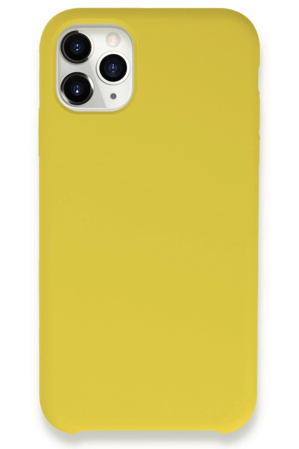 CepteToptan iPhone 11 Pro Kılıf Lansman Legant Silikon - Sarı - DROPX5807-7909
