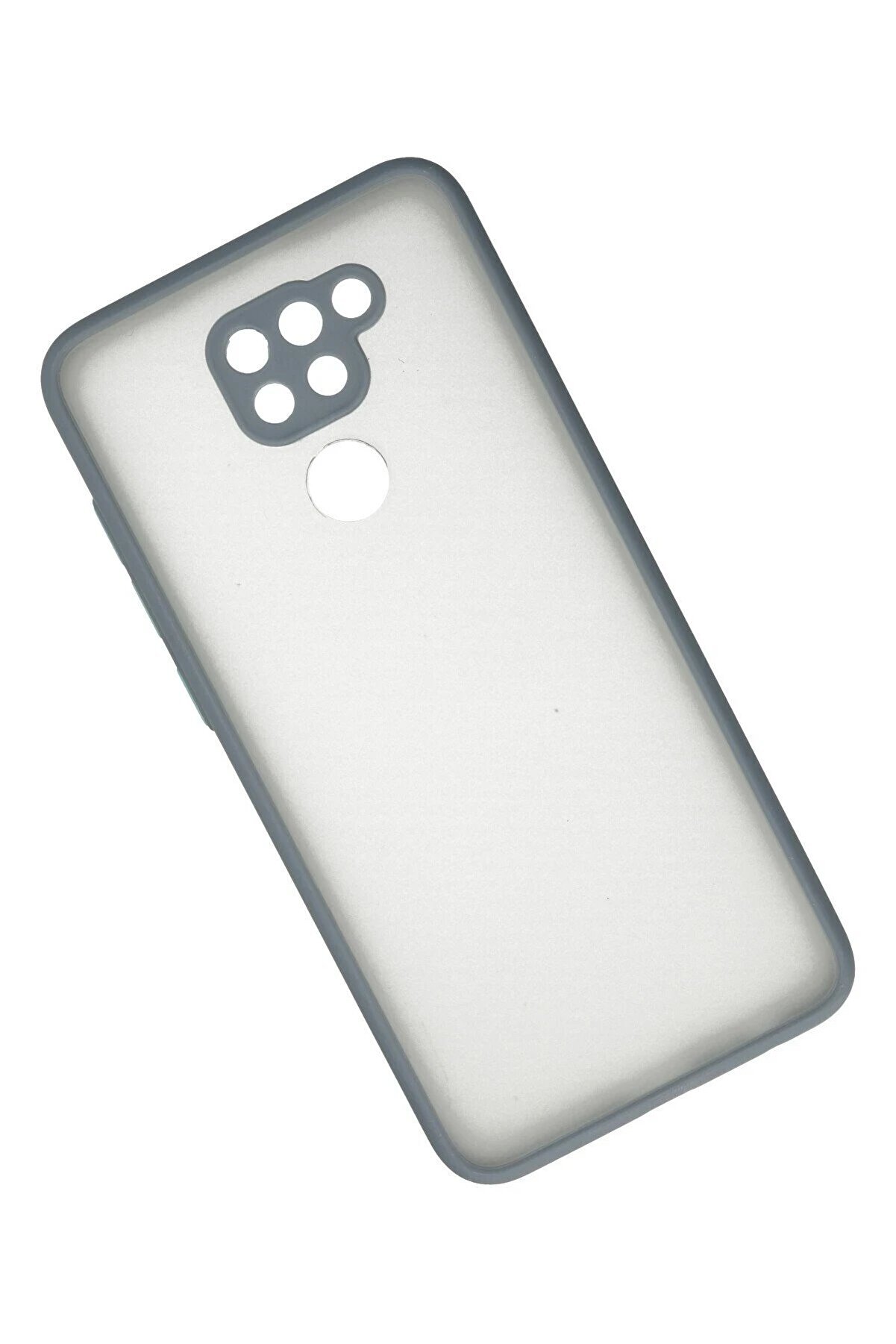 Xi̇aomi̇ Redmi̇ Note 9 Kılıf Montreal Si̇li̇kon Kapak - Gri̇ - Dropx3277-8879