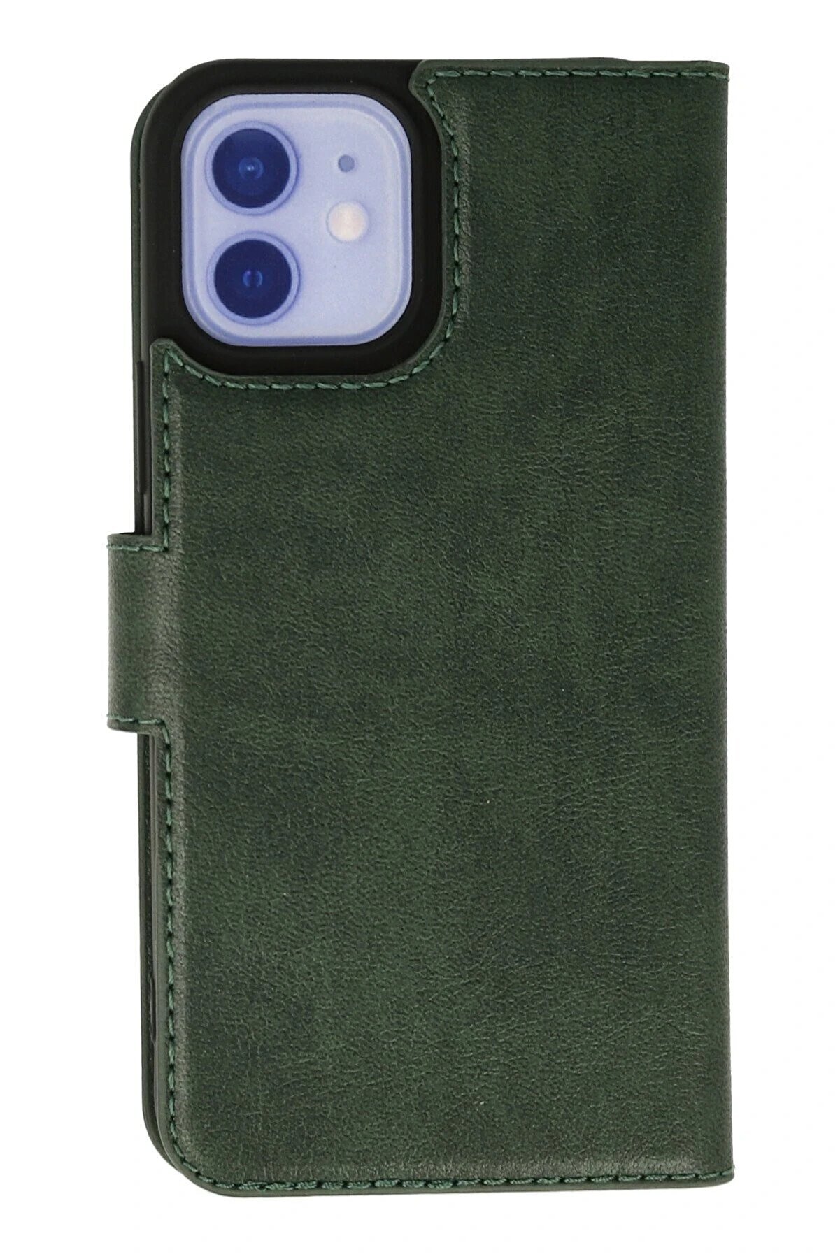 İphone 12 Kılıf Trend S Plus Kapaklı Kılıf - Yeşi̇l - Dropx7876-9800