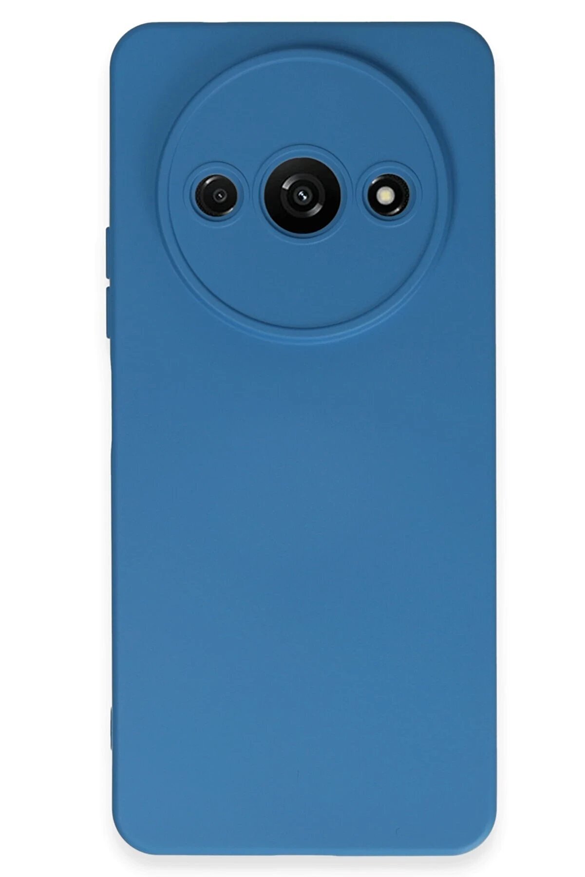 CepteToptan Xiaomi Redmi A3 4G Kılıf Nano içi Kadife Silikon - Mavi - DROPX7598-7980