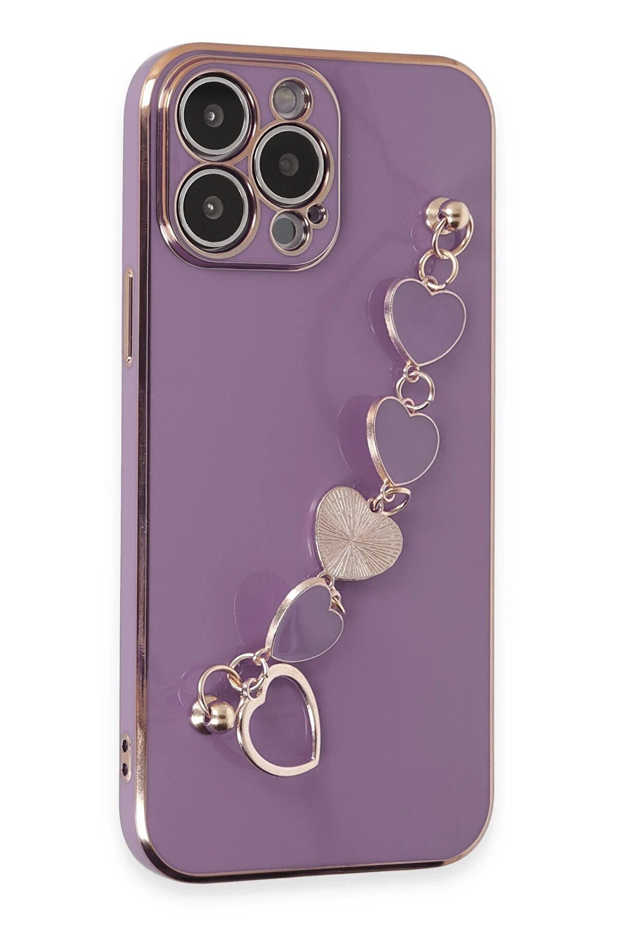 İphone 13 Pro Max Kılıf Esi̇la Si̇li̇kon - Mor - Dropx6253-3621