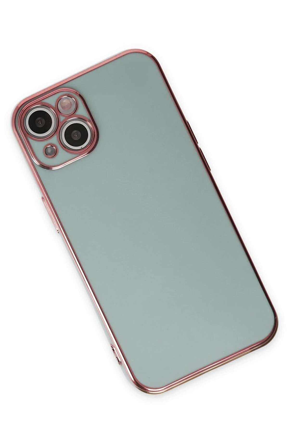 İphone 15 Kılıf Volet Si̇li̇kon - Açık Yeşi̇l - Dropx6957-7887