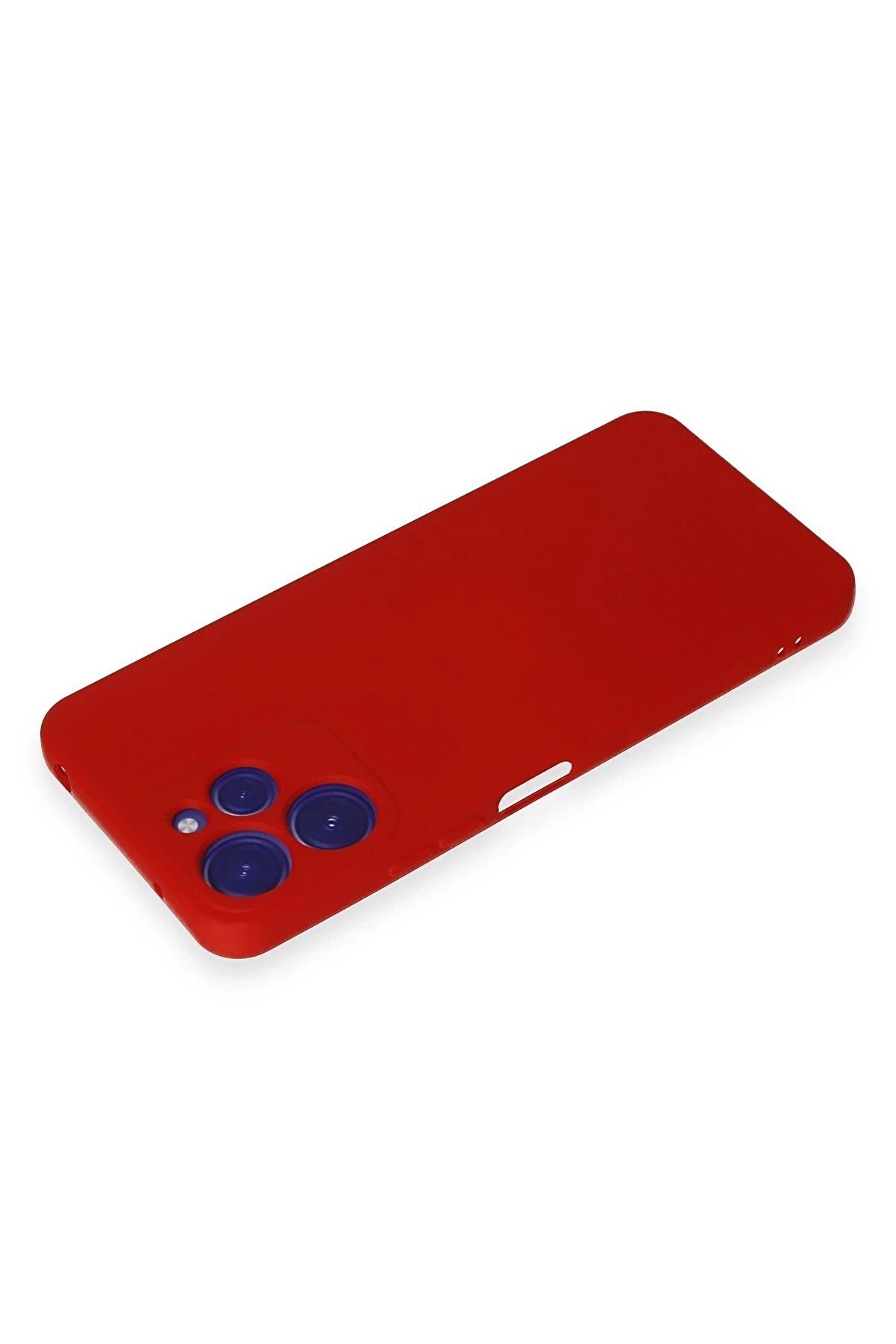 Xi̇aomi̇ Redmi̇ 12 Kılıf Nano İ&ccedil;i̇ Kadi̇fe Si̇li̇kon - Kırmızı - Dropx7762-9932