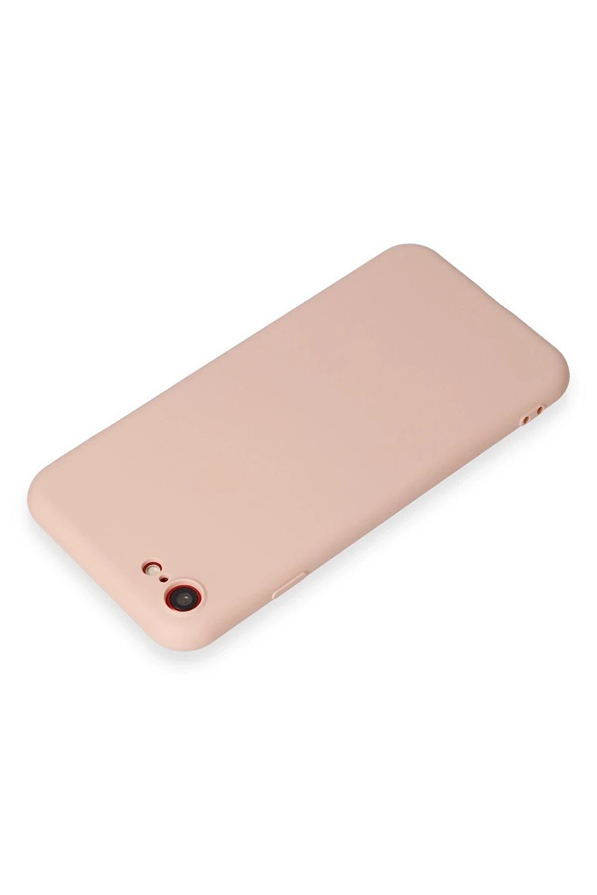 İphone 7 Kılıf Fi̇rst Si̇li̇kon - Pudra - Dropx2144-3775