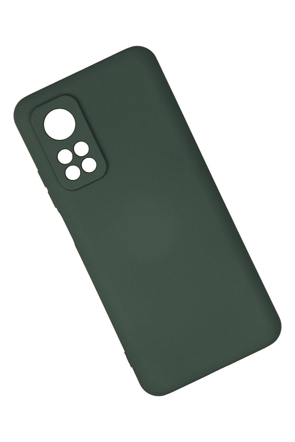 Xi̇aomi̇ Mi̇ 10T Kılıf Nano İ&ccedil;i̇ Kadi̇fe Si̇li̇kon - Koyu Yeşi̇l - Dropx5489-7864