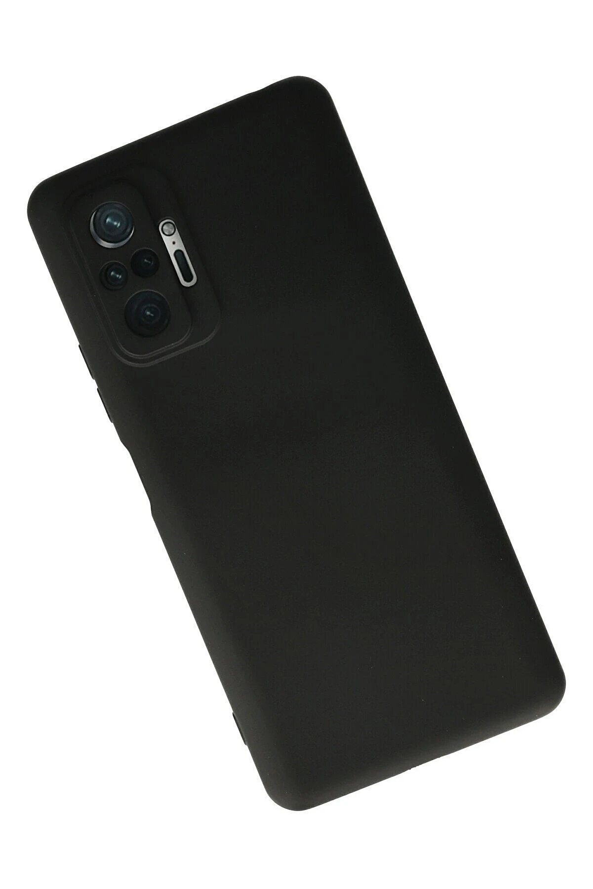 Xi̇aomi̇ Redmi̇ Note 10 Pro Kılıf Nano İ&ccedil;i̇ Kadi̇fe Si̇li̇kon - Si̇yah - Dropx3772-8250