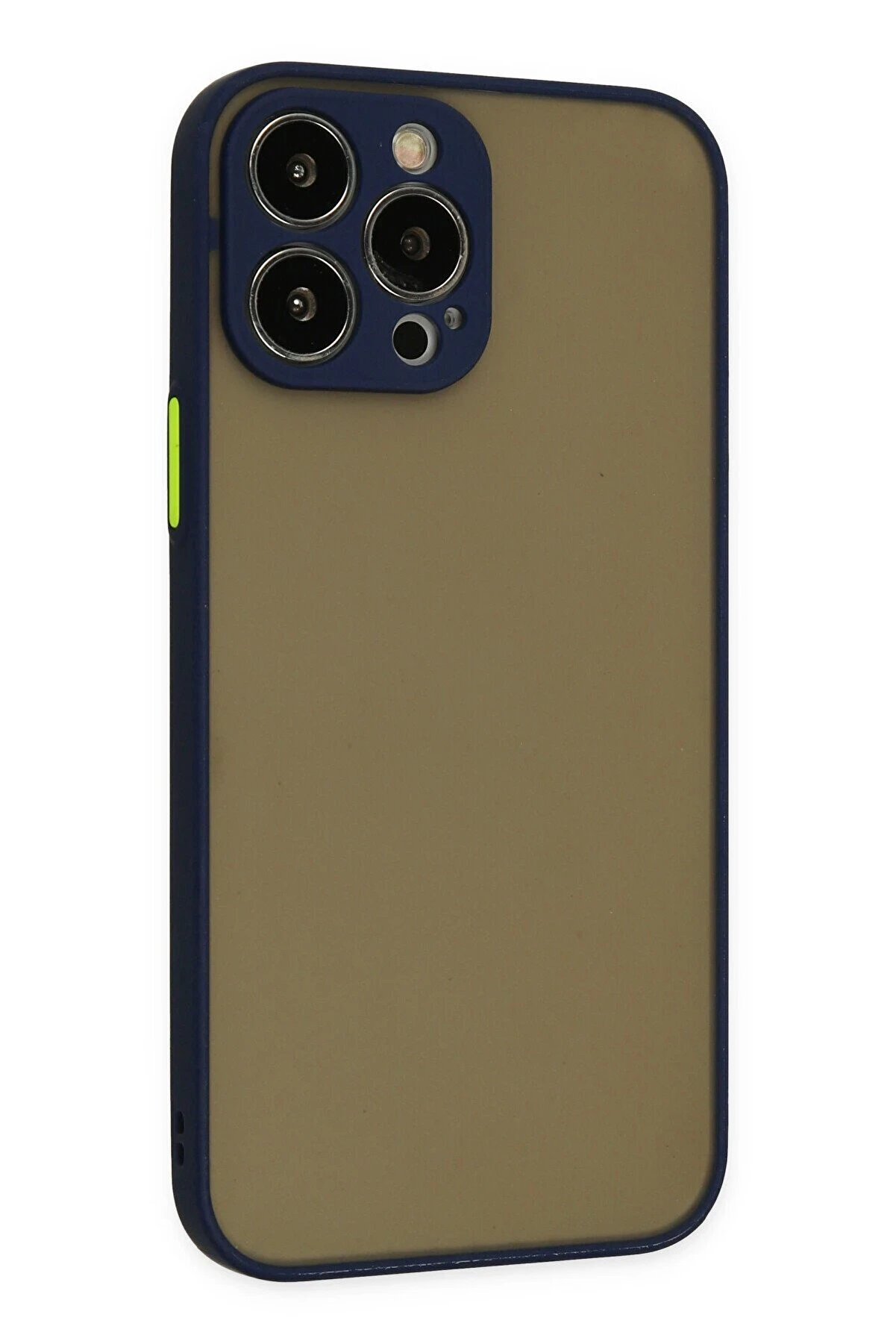 İphone 13 Pro Kılıf Montreal Si̇li̇kon Kapak - Laci̇vert - Dropx9304-3624