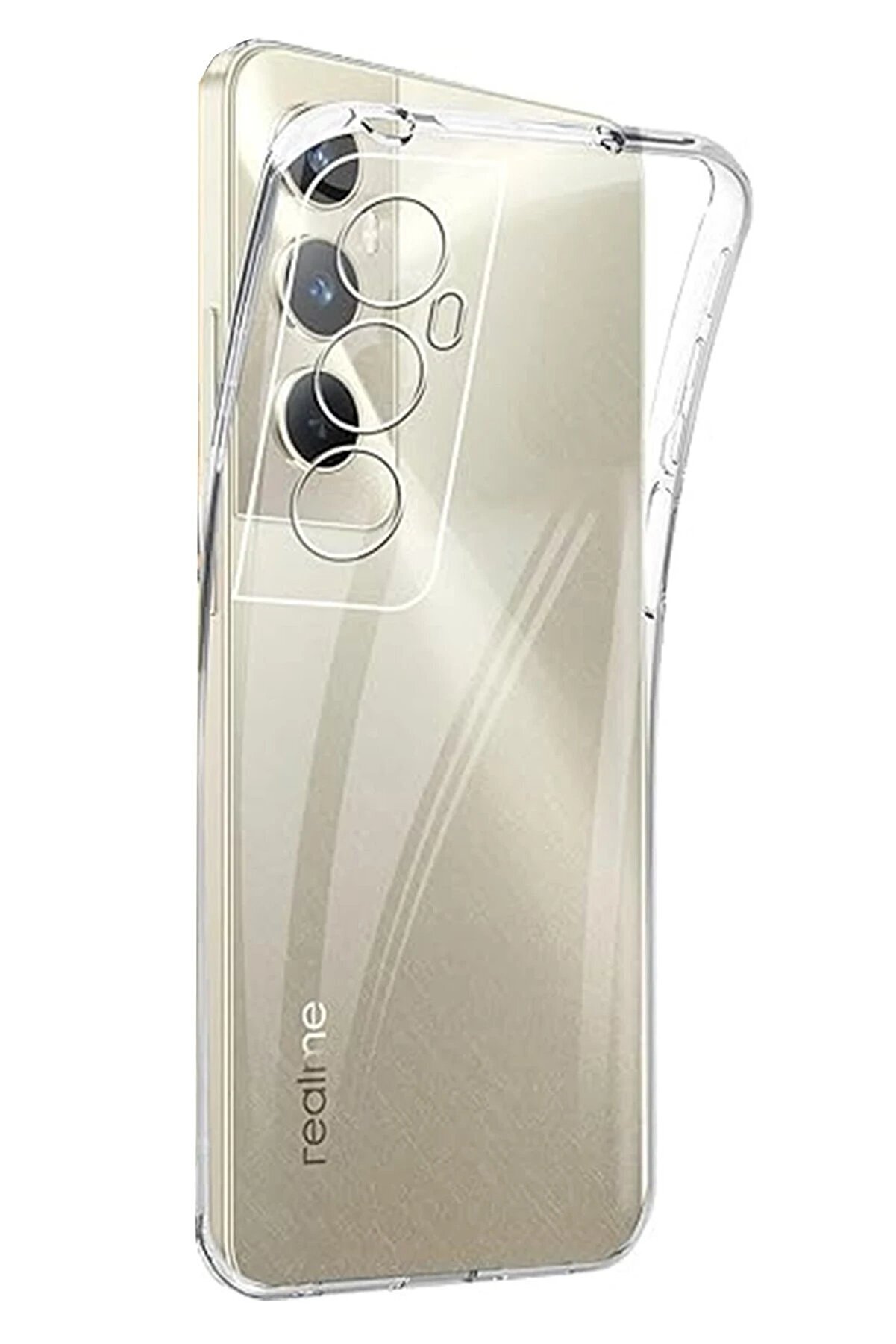 CepteToptan Realme C65 Kılıf L&uuml;x Şeffaf Silikon - DROPX4138-8377