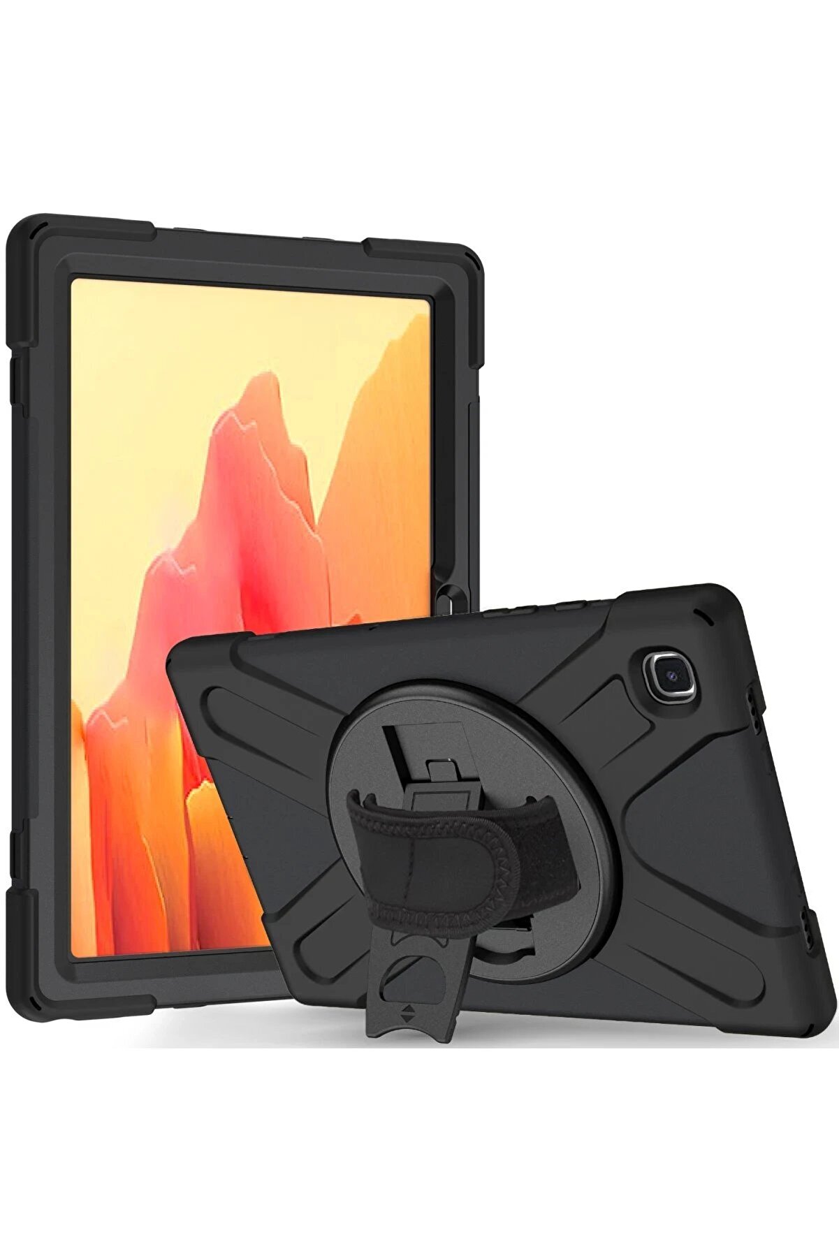 CepteToptan Samsung Galaxy T220 Tab A7 Lite 8.7 Kılıf Amazing Tablet Kapak - Siyah - DROPX1357-2376