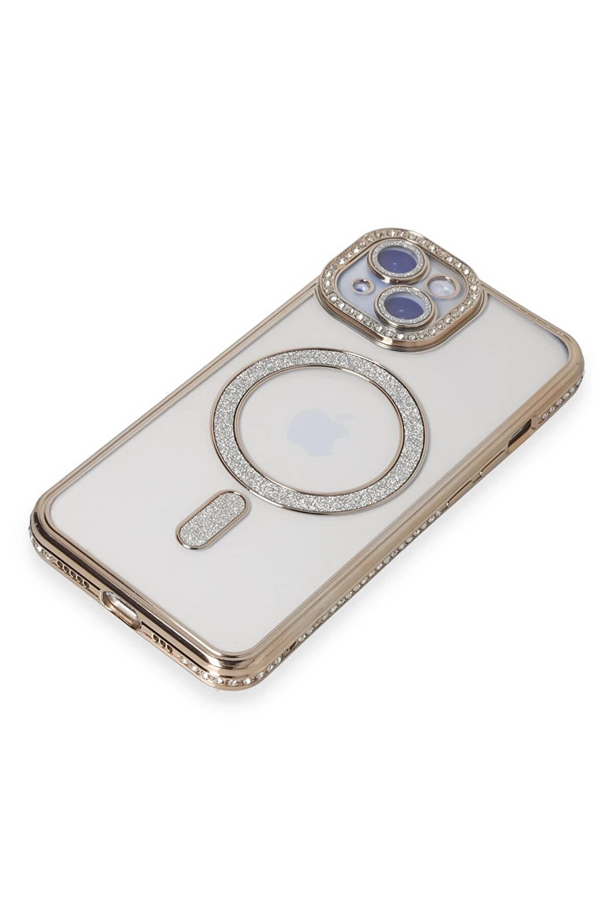 İphone 15 Kılıf Joke Si̇mli̇ Magneti̇csafe Kılıf - Gold - Dropx6209-1253