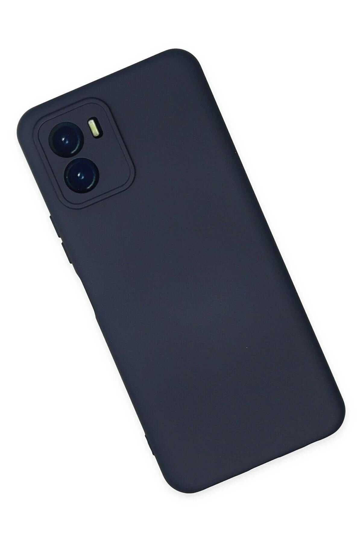 Vi̇vo Y15S Kılıf Nano İ&ccedil;i̇ Kadi̇fe Si̇li̇kon - Laci̇vert - Dropx9972-1380