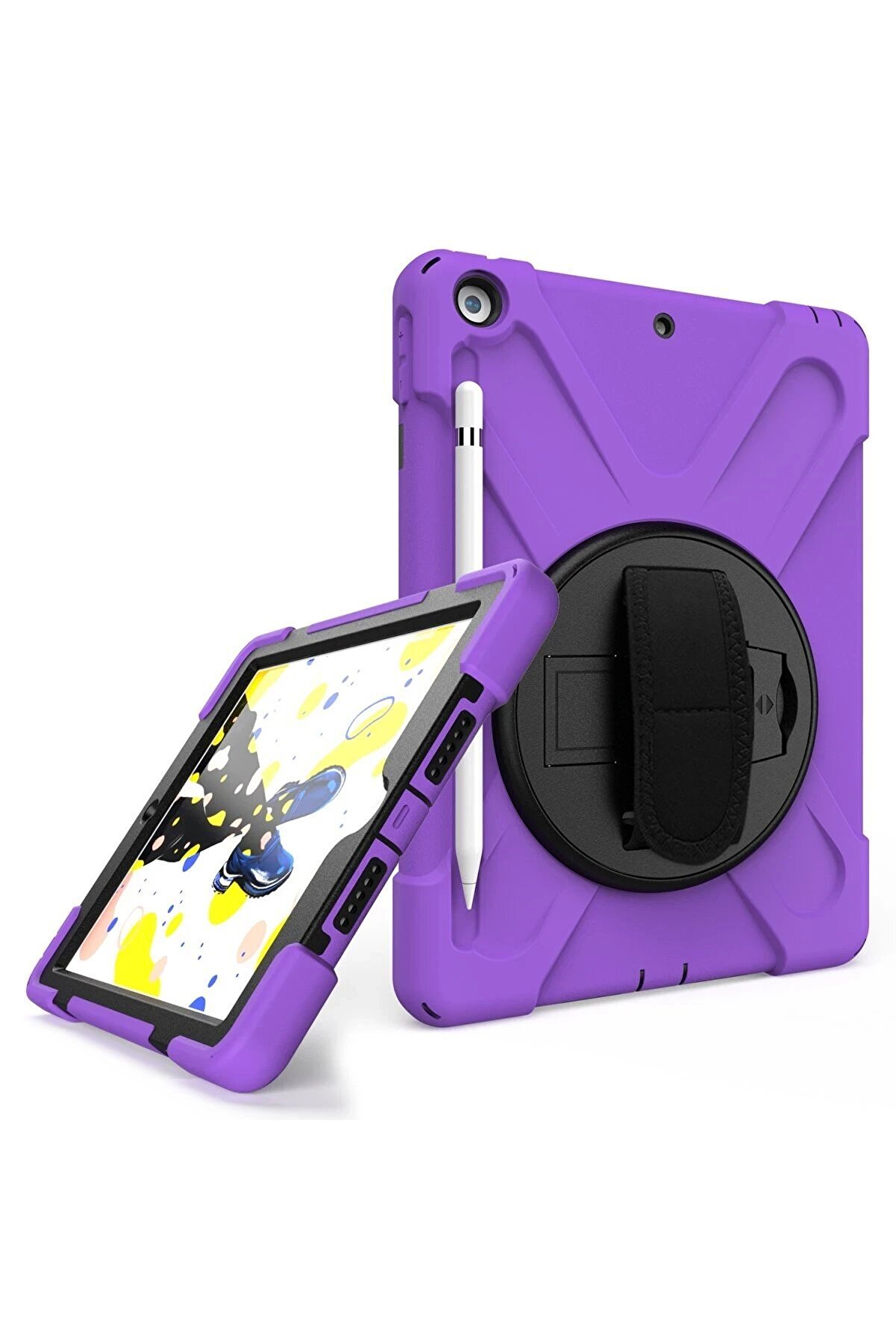 İpad 5 Ai̇r 9.7 Kılıf Amazi̇ng Tablet Kapak - Mor - Dropx5145-5104