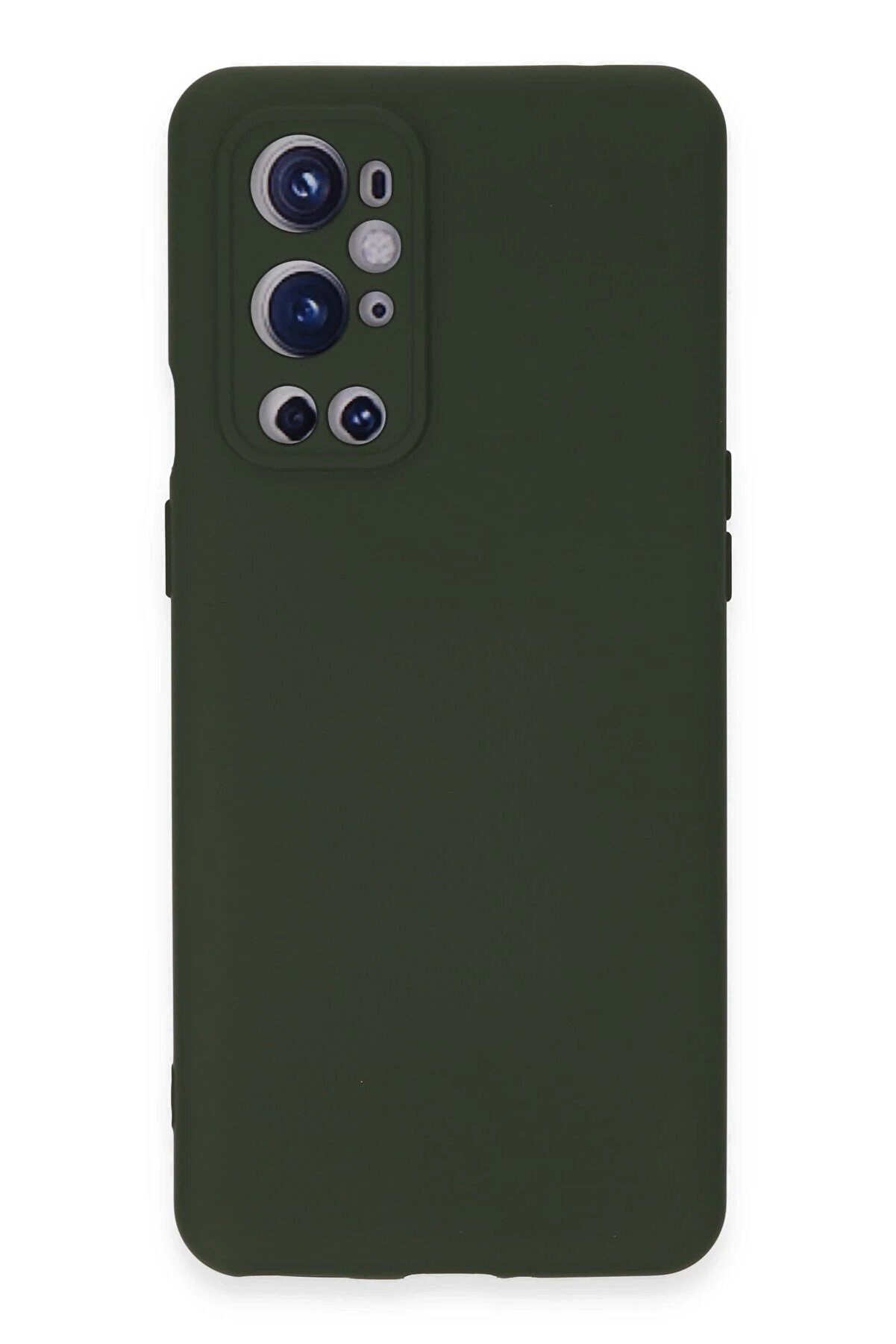 CepteToptan One Plus 9 Pro Kılıf Nano içi Kadife Silikon - Koyu Yeşil - DROPX5563-1164