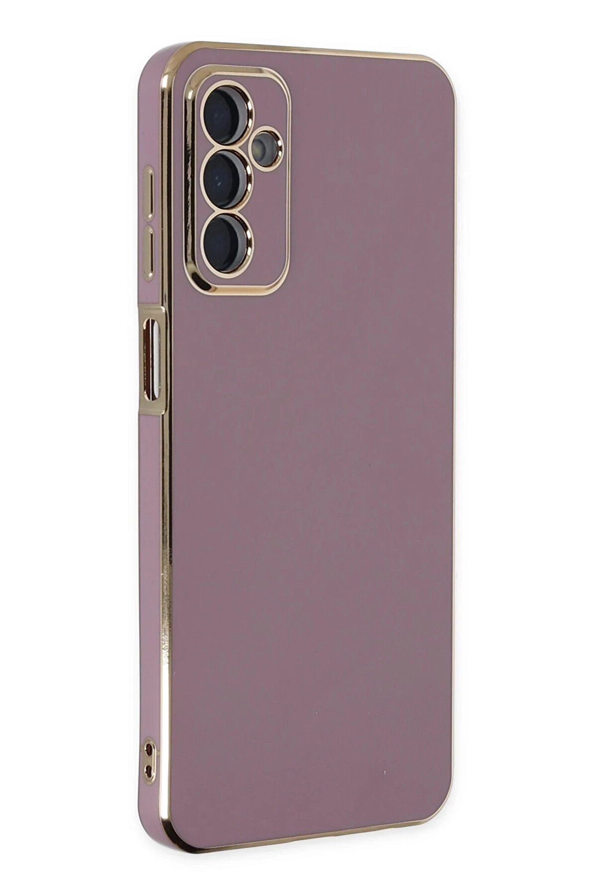 Samsung Galaxy M23 Kılıf Volet Si̇li̇kon - Mor - Dropx5724-4988