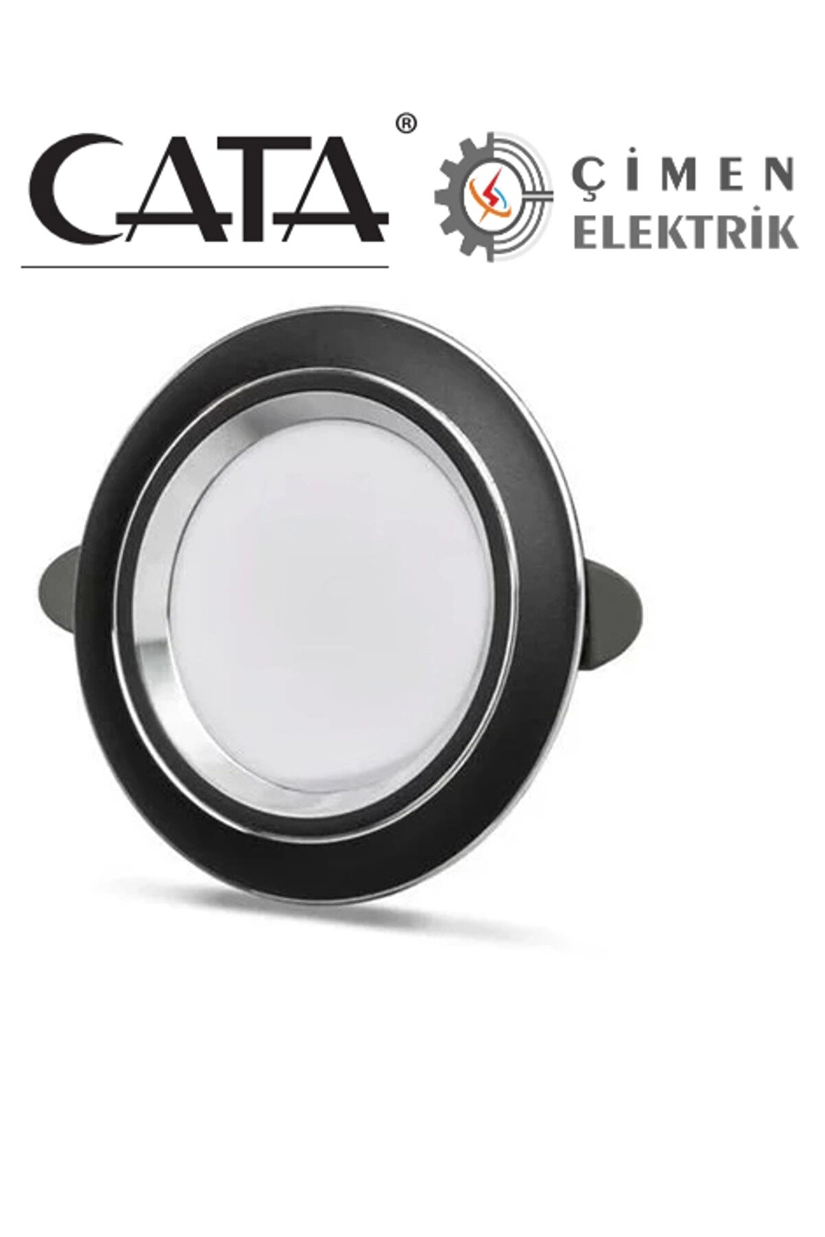 PAMİRAVM CATA CT 5258 Siyah Kasa Zepra Led Spot 6W 3 Renkli
