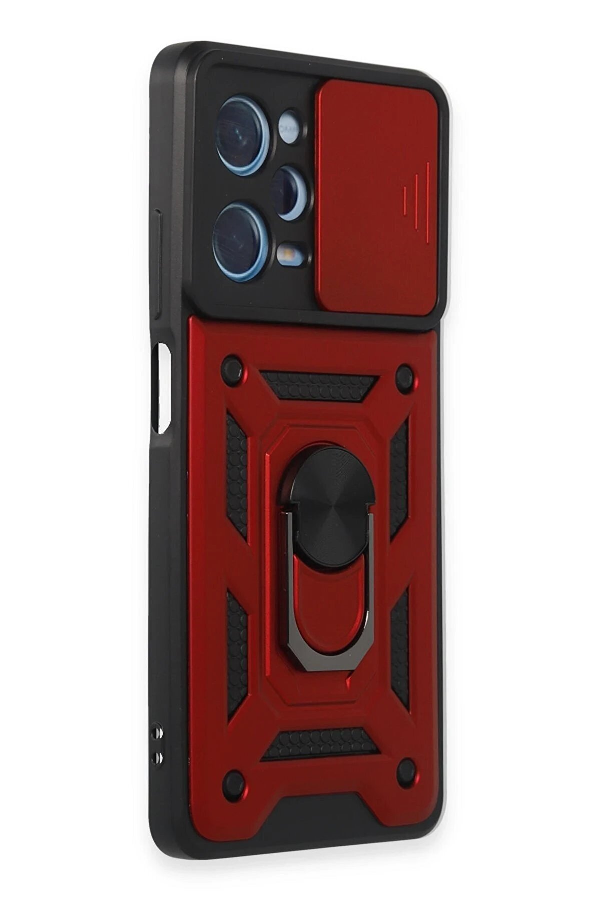 Xi̇aomi̇ Redmi̇ Note 12 Pro 5G Kılıf Pars Lens Y&uuml;z&uuml;kl&uuml; Si̇li̇kon - Kırmızı - Dropx3016-9541