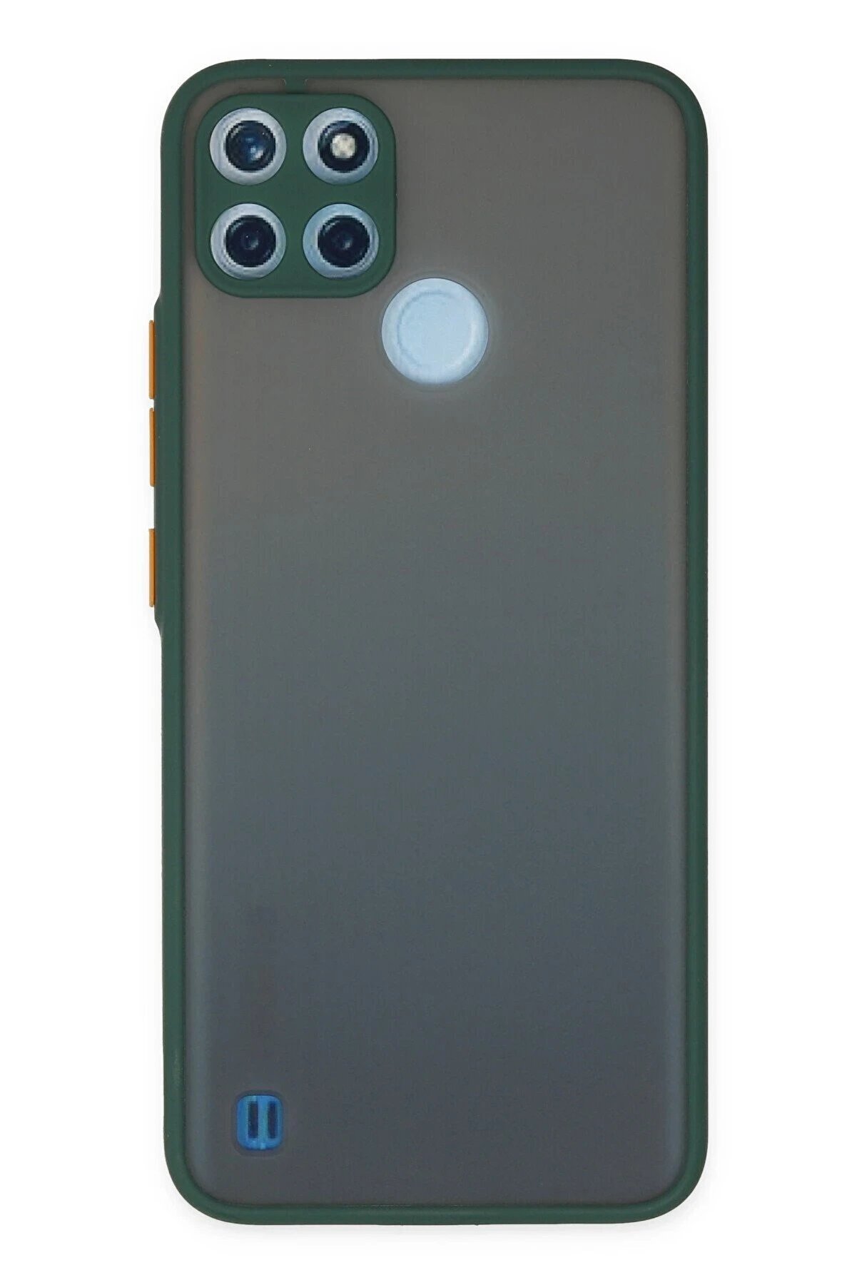 CepteToptan Realme C21Y Kılıf Montreal Silikon Kapak - Yeşil - DROPX8087-5043