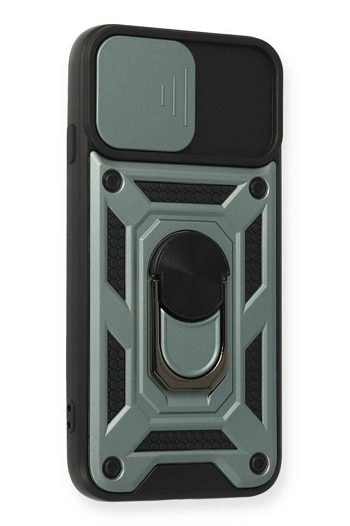 İphone 6 Kılıf Pars Lens Yüzüklü Si̇li̇kon - Yeşi̇l - Dropx9086-6269