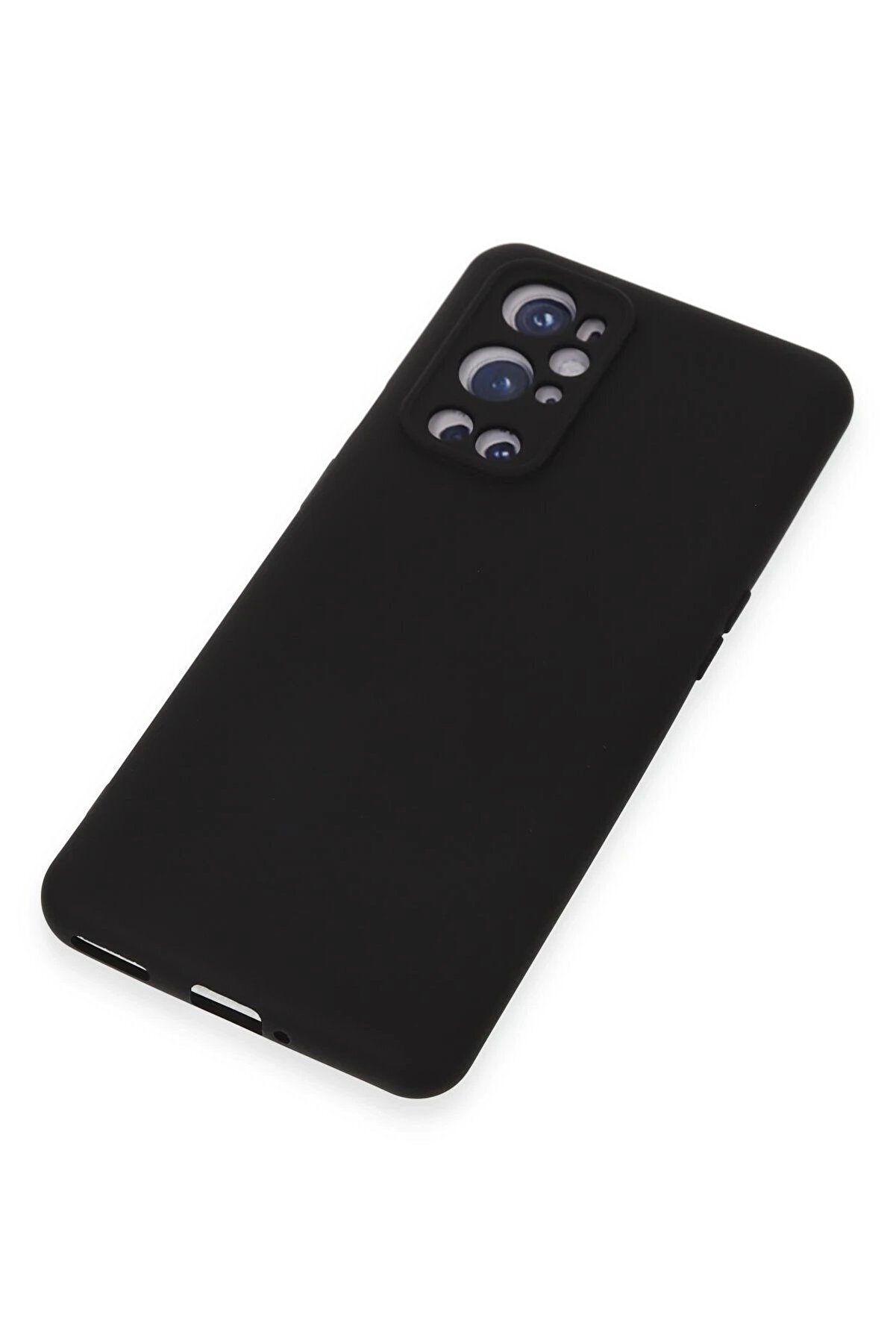 One Plus 9 Pro Kılıf Nano İ&ccedil;i̇ Kadi̇fe Si̇li̇kon - Si̇yah - Dropx7811-2837