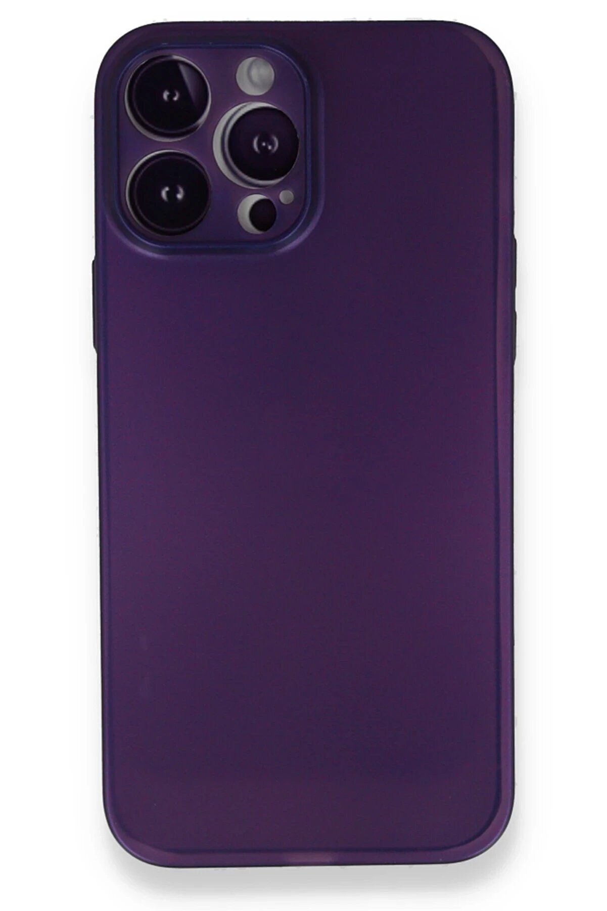 CepteToptan iPhone 14 Pro Max Kılıf PP Ultra İnce Kapak - Mor - DROPX1905-6572