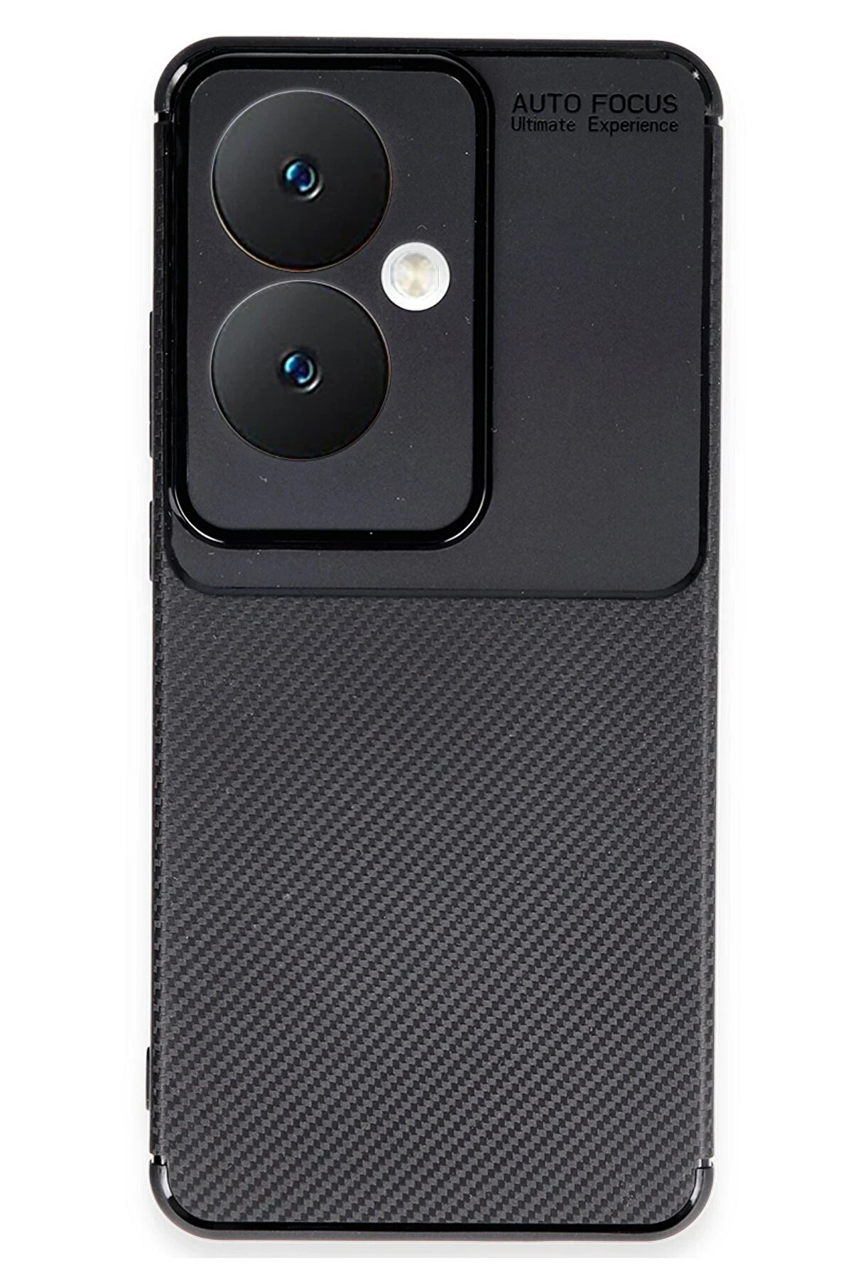 CepteToptan Oppo Reno 11F Kılıf Auto Focus Karbon Kapak - Siyah - DROPX2036-8083
