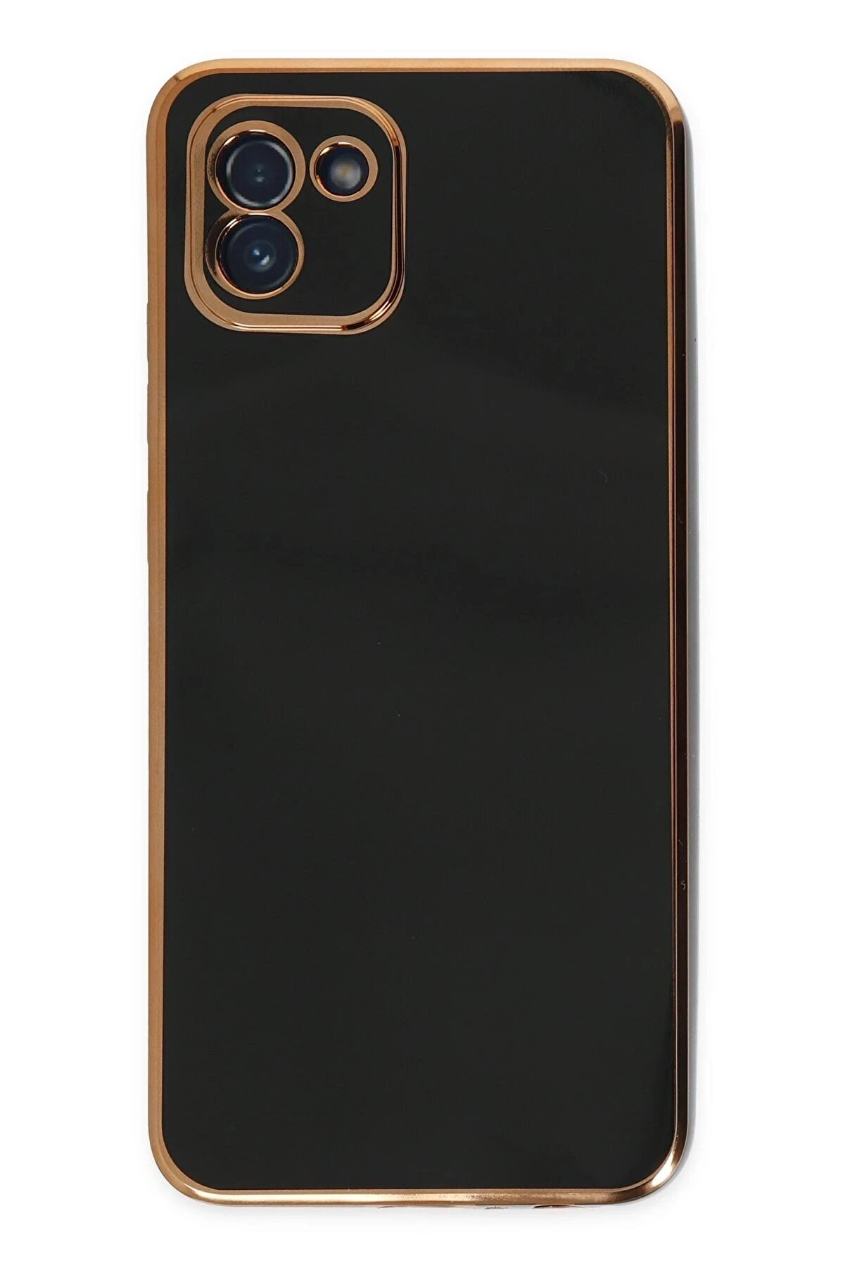 Samsung Galaxy A03 Kılıf Volet Si̇li̇kon - Si̇yah - Dropx8162-9670