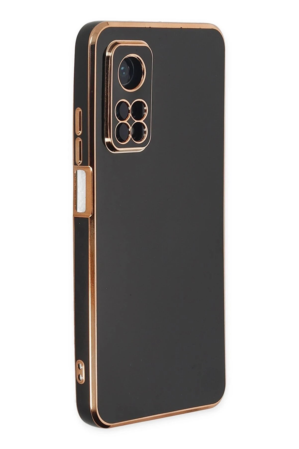 CepteToptan Xiaomi Mi 10T Kılıf Volet Silikon - Siyah - DROPX3429-2371