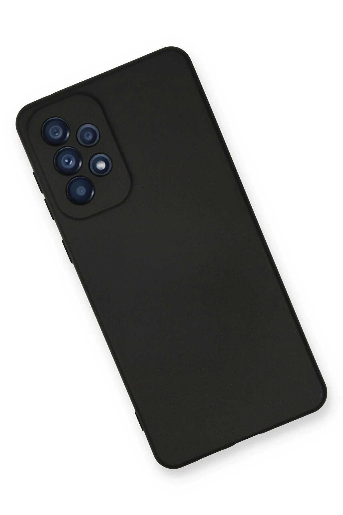 Samsung Galaxy A53 5G Kılıf Nano İçi̇ Kadi̇fe Si̇li̇kon - Si̇yah - Dropx6618-7247