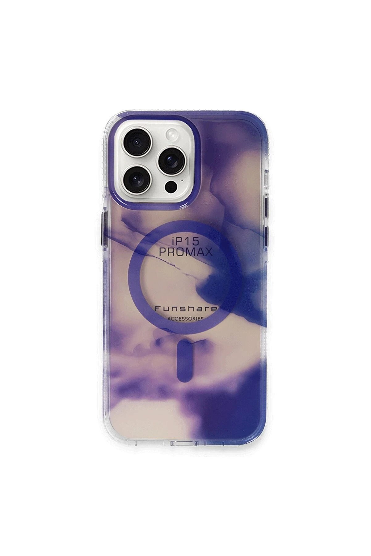 CepteToptan iPhone 15 Pro Max Phantom Magsafe Kapak - Mor - DROPX4989-2509