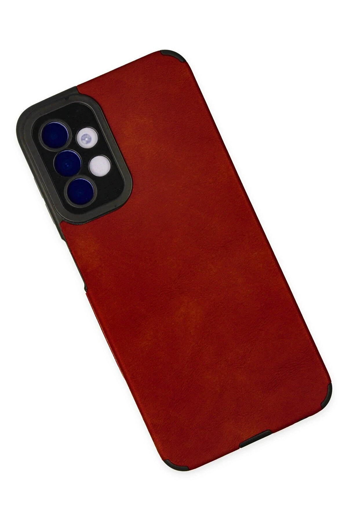 Samsung Galaxy A04S Kılıf Loop Deri̇ Si̇li̇kon - Kırmızı - Dropx3362-8142