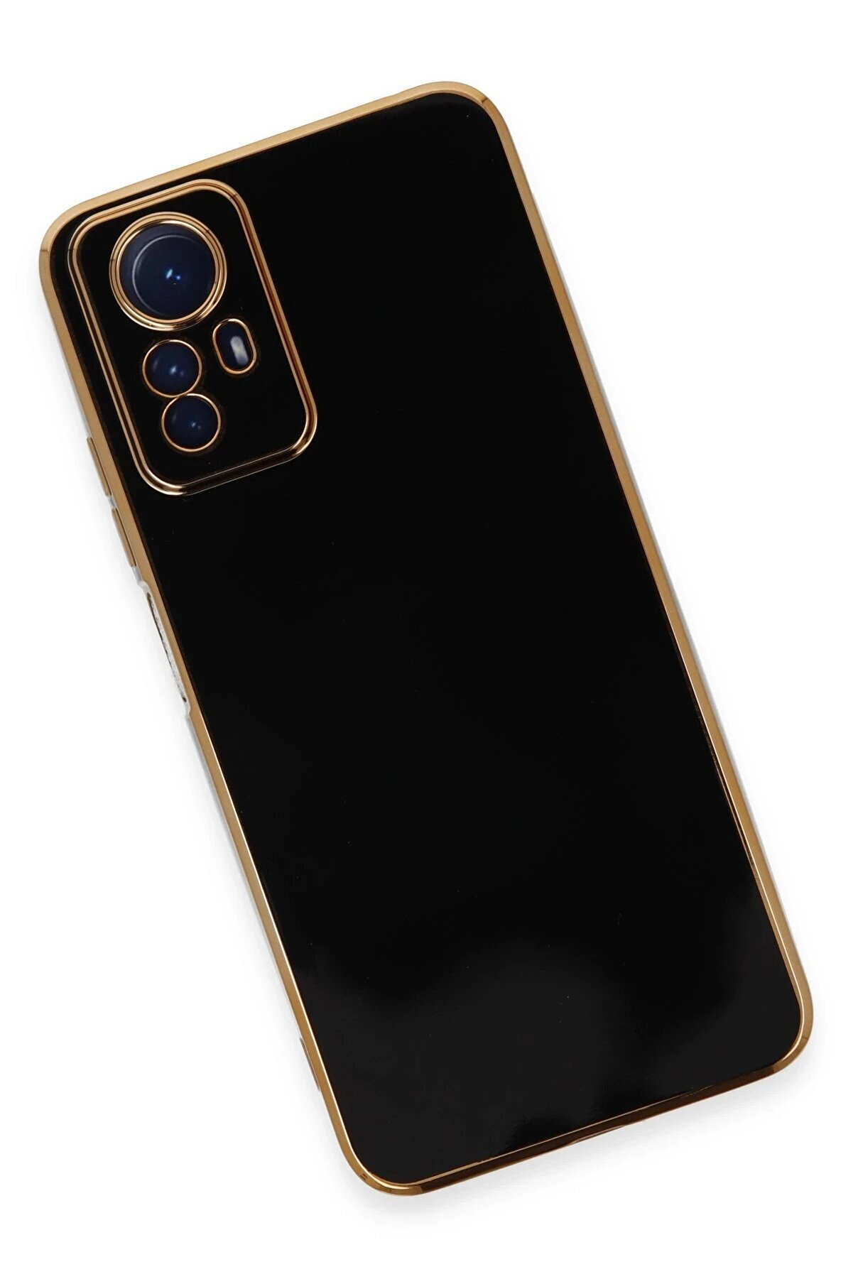 Xi̇aomi̇ Redmi̇ Note 12S Kılıf Volet Si̇li̇kon - Si̇yah - Dropx3856-6093