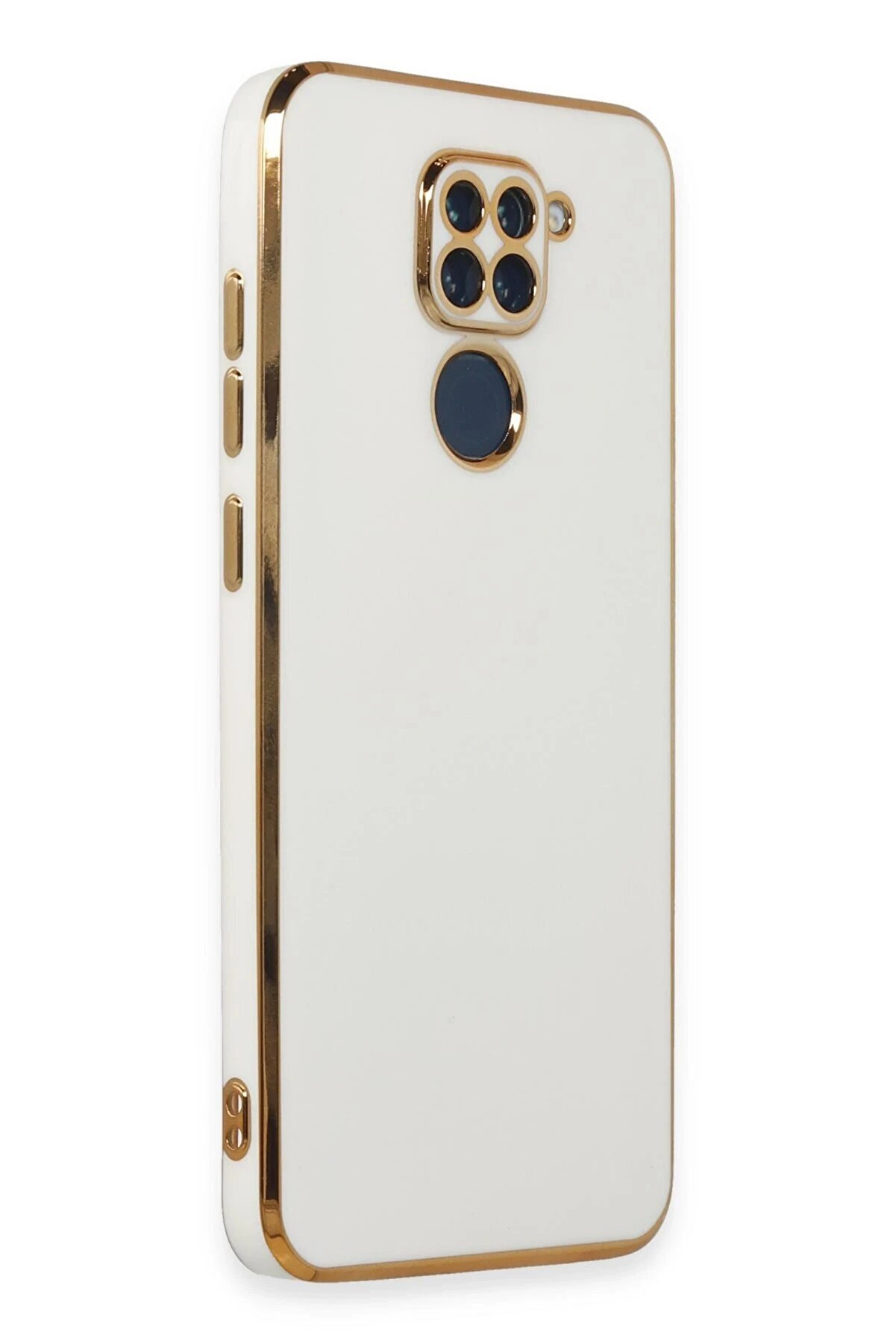 Xi̇aomi̇ Redmi̇ Note 9 Kılıf Volet Si̇li̇kon - Beyaz - Dropx3676-6619