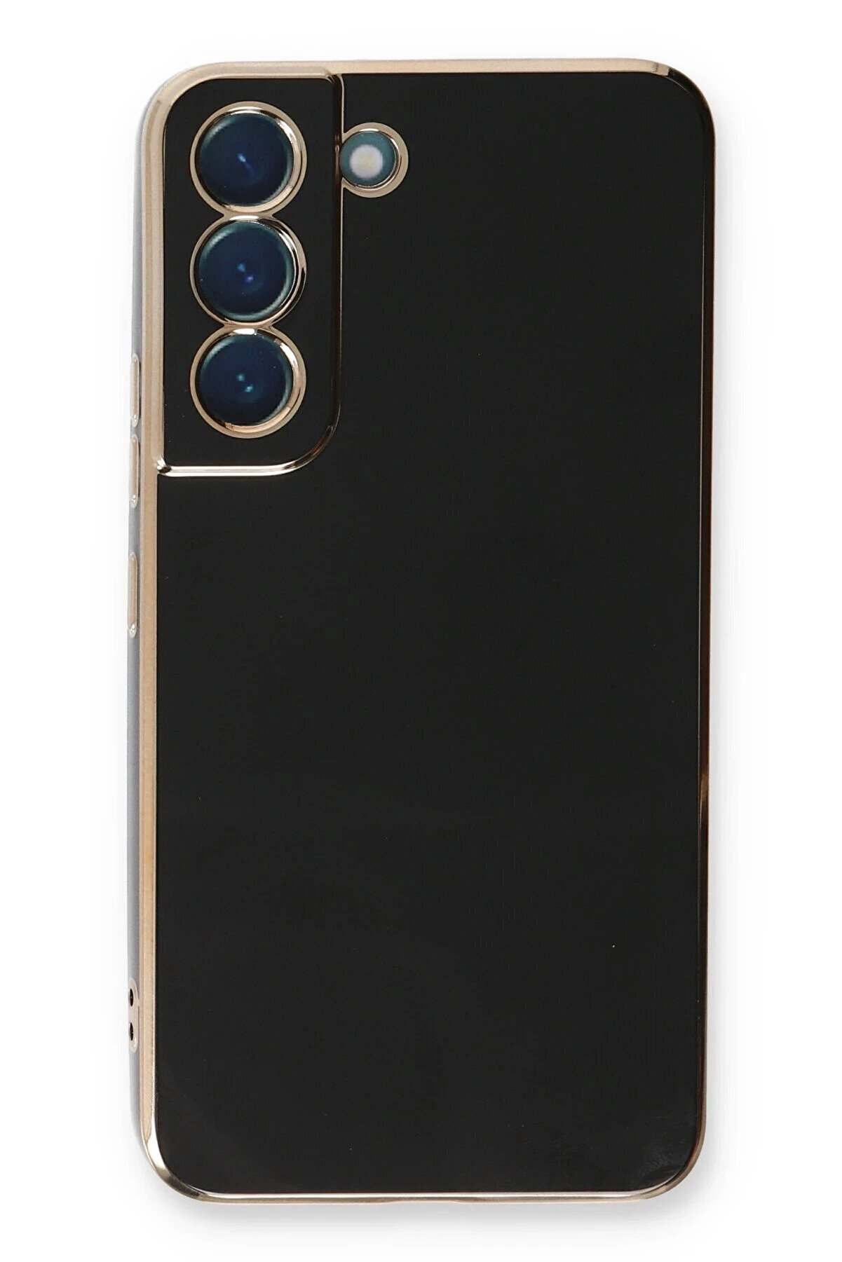 Samsung Galaxy S22 Plus Kılıf Volet Si̇li̇kon - Si̇yah - Dropx1917-2677