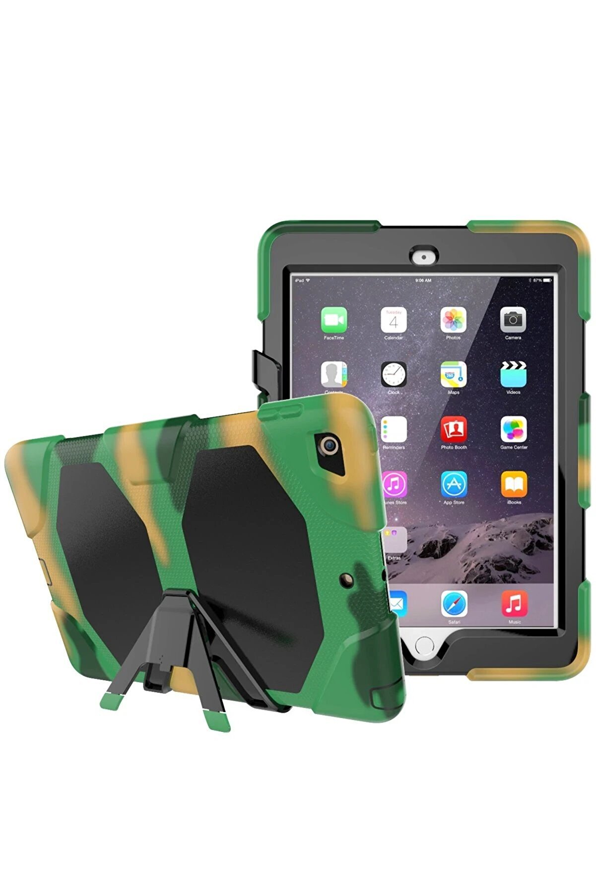 İpad 5 Ai̇r 9.7 Kılıf Gri̇ffi̇n Tablet Kapak - Kamuflaj - Ogz5245-9724