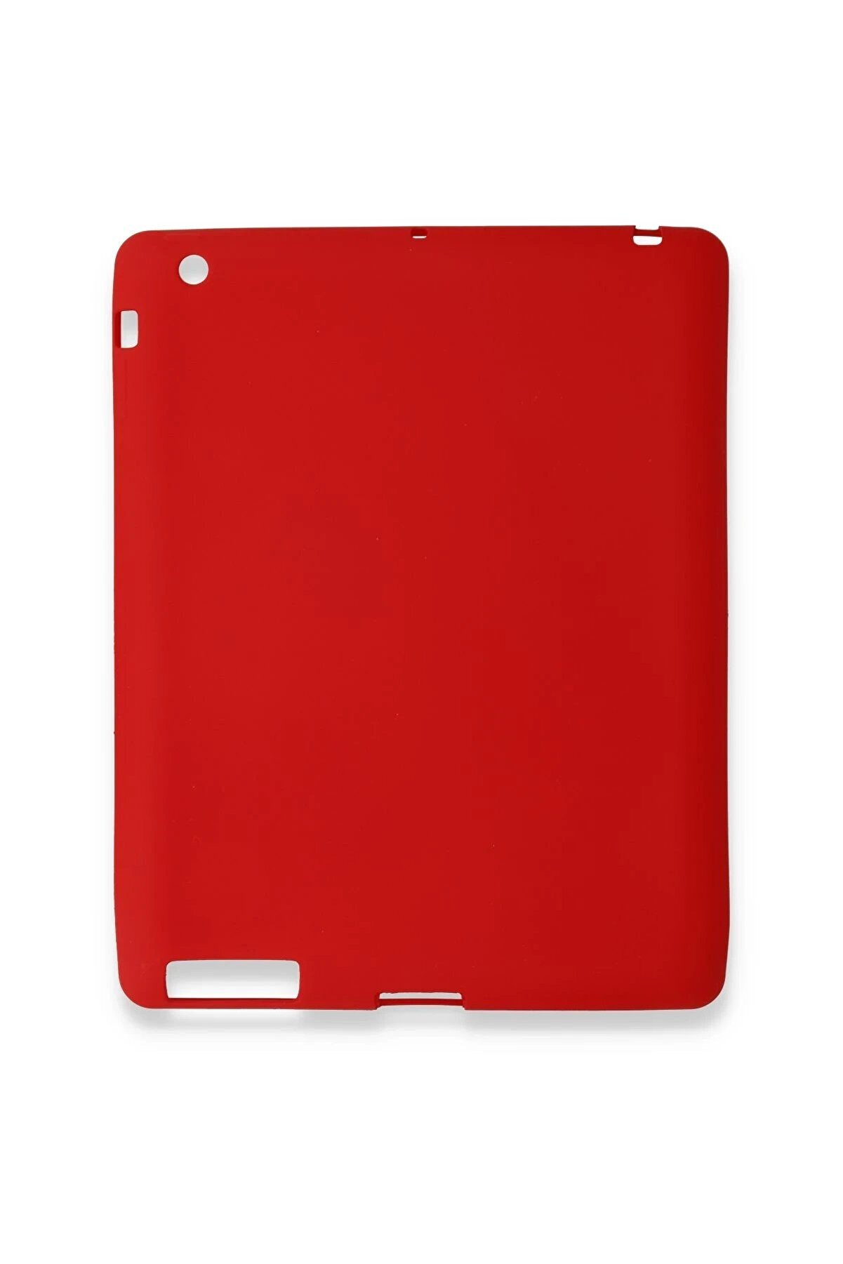 CepteToptan iPad 4 9.7 Kılıf Evo Tablet Silikon - Kırmızı - DROPX3697-2414