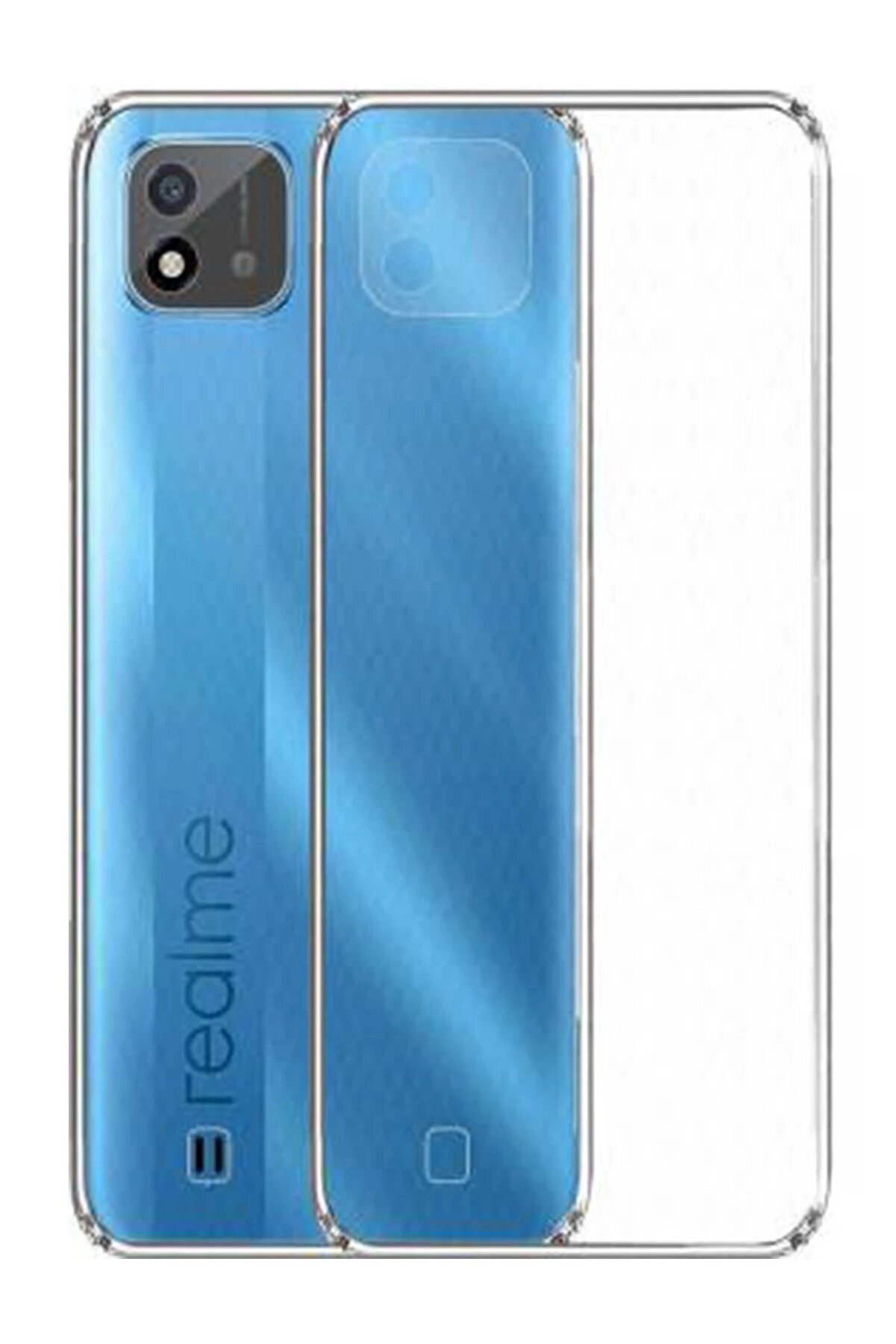 CepteToptan Realme C11 2021 Kılıf Lüx Şeffaf Silikon - DROPX9015-3988