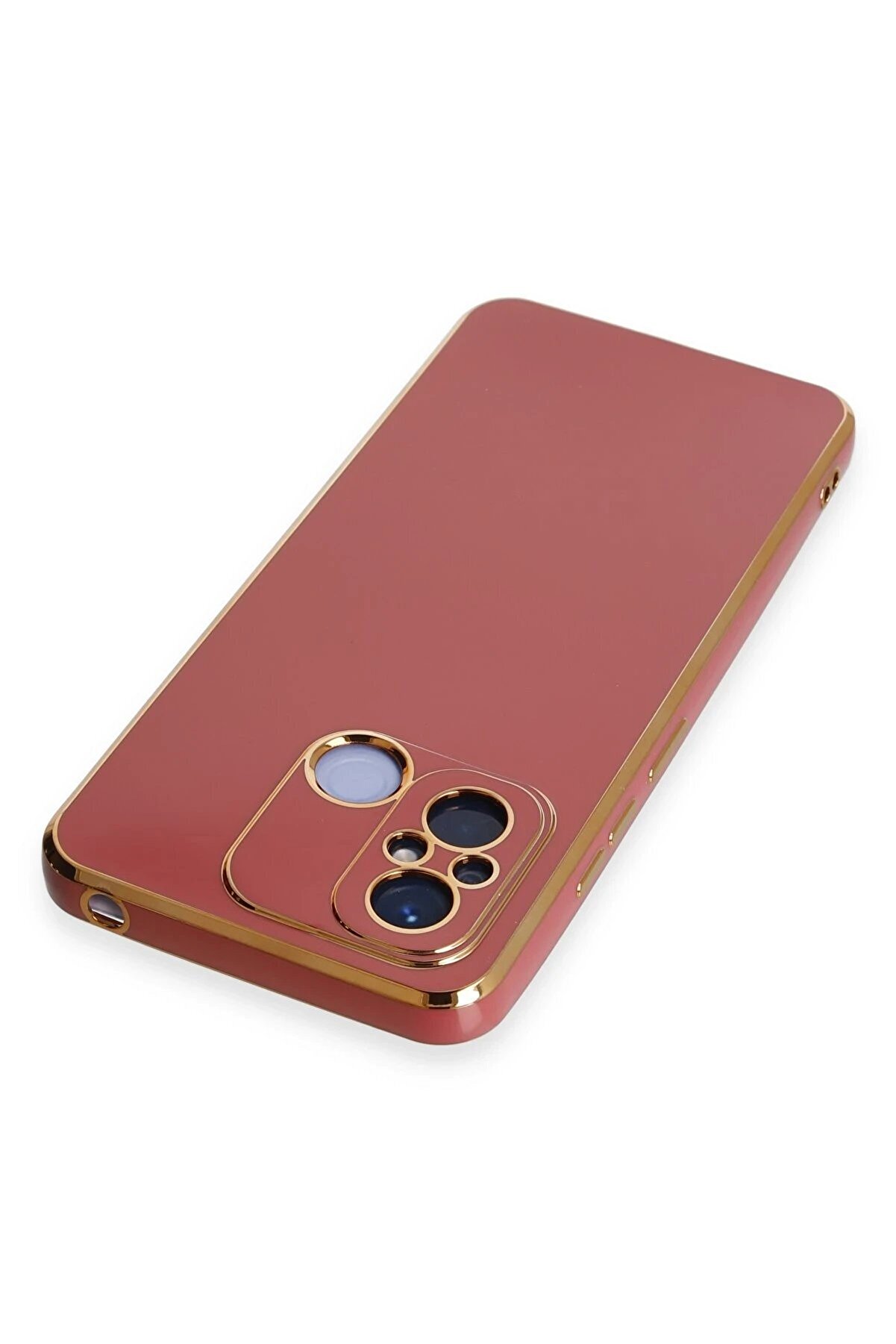 Xi̇aomi̇ Redmi̇ 12C Kılıf Volet Si̇li̇kon - Kırmızı - Dropx4382-4133