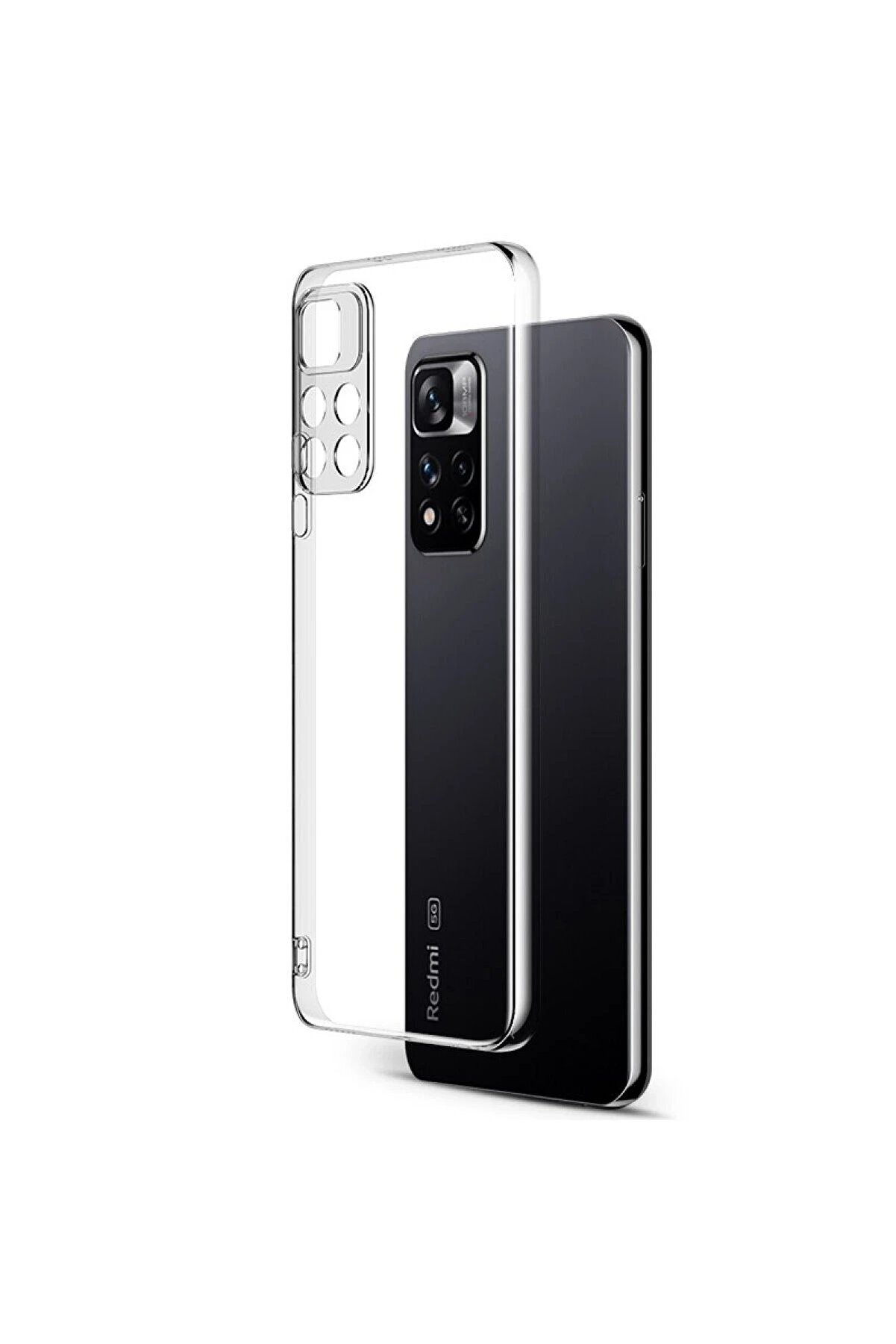 CepteToptan Xiaomi Redmi Note 11 Pro Plus 5G Kılıf Lüx Şeffaf Silikon - DROPX7501-9019