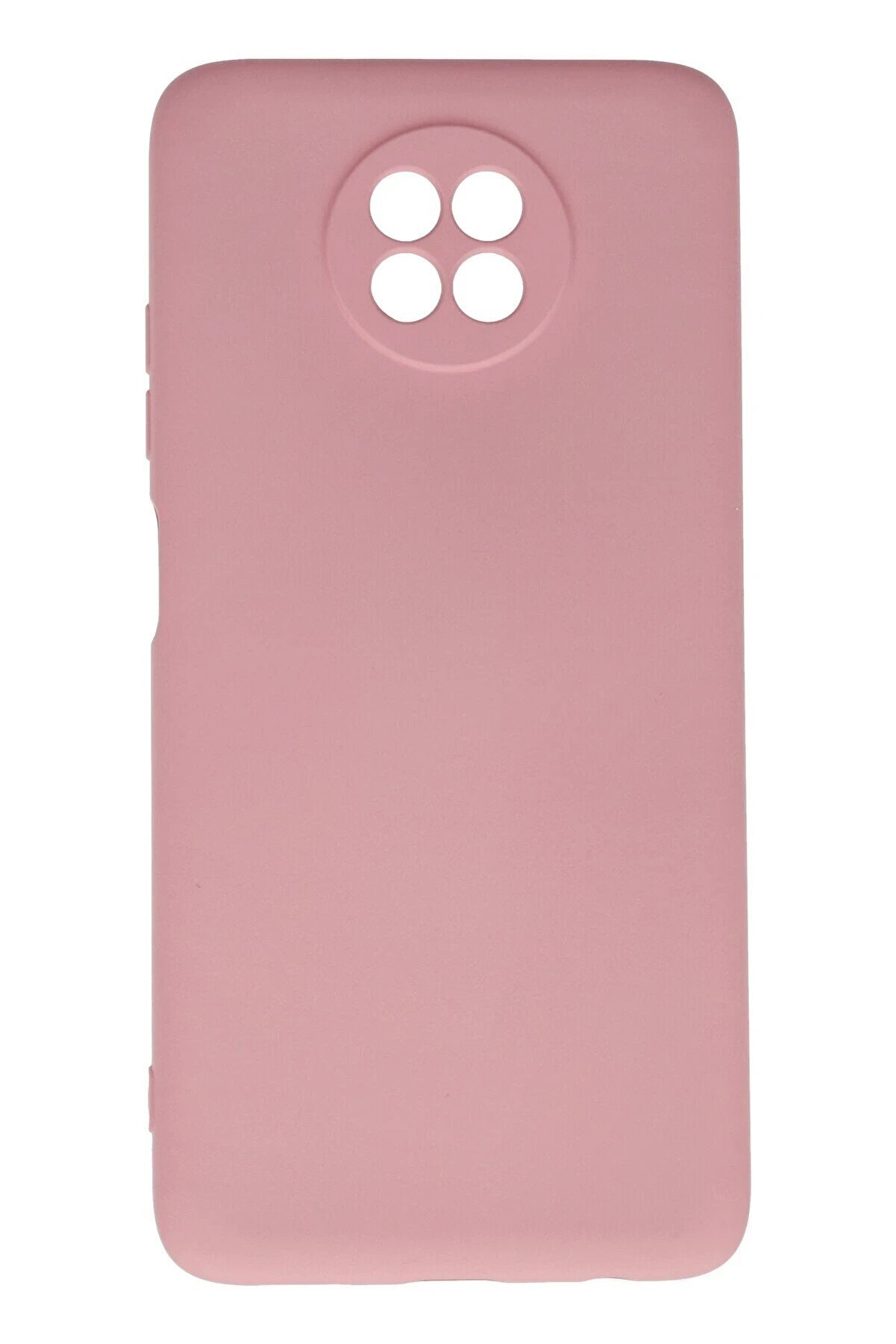 CepteToptan Xiaomi Redmi Note 9 5G Kılıf Nano içi Kadife Silikon - Pembe - DROPX2933-5290